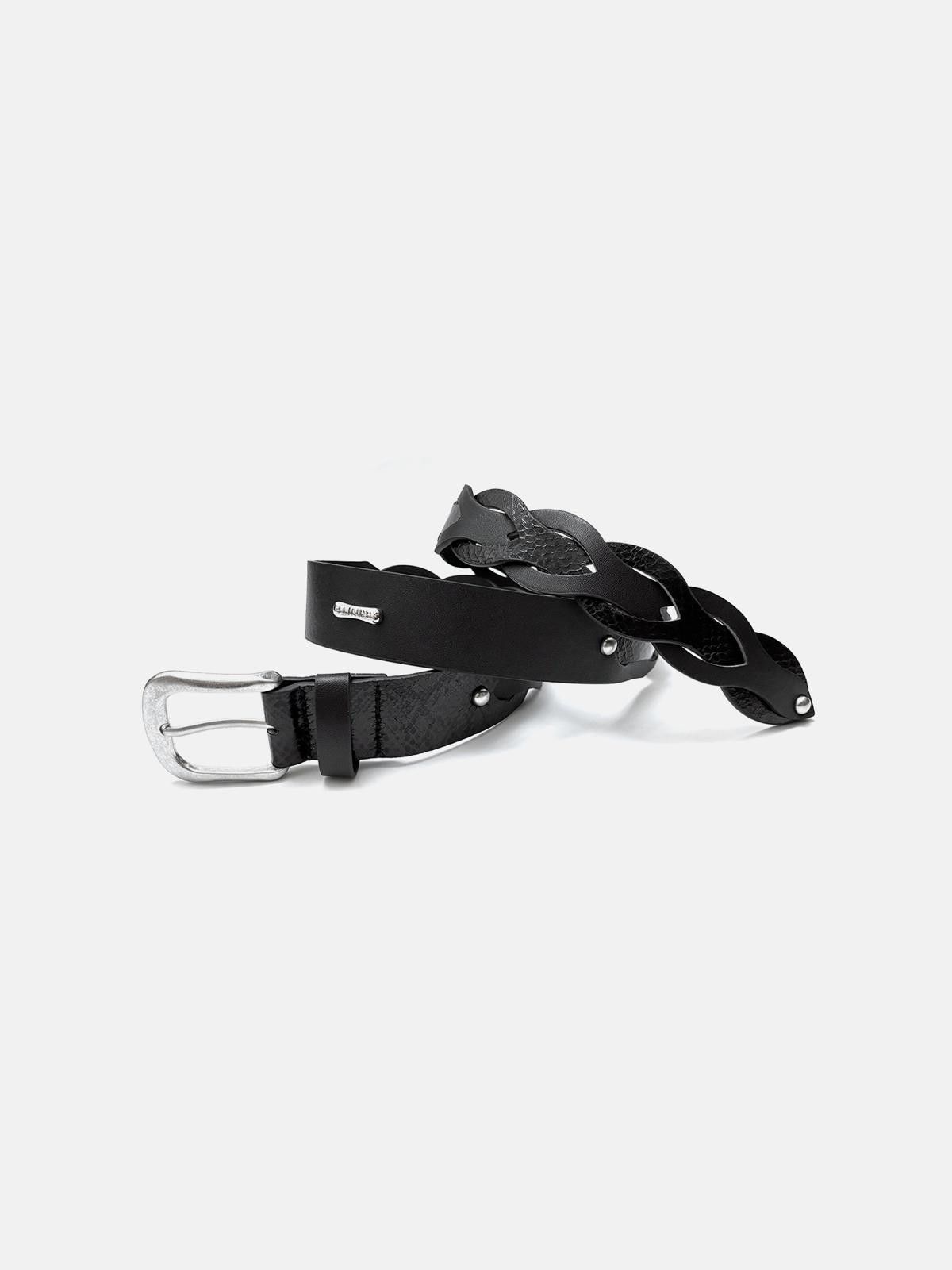 Japanese Brand Twist Leather Belt Size ONE SIZE - 4 Thumbnail
