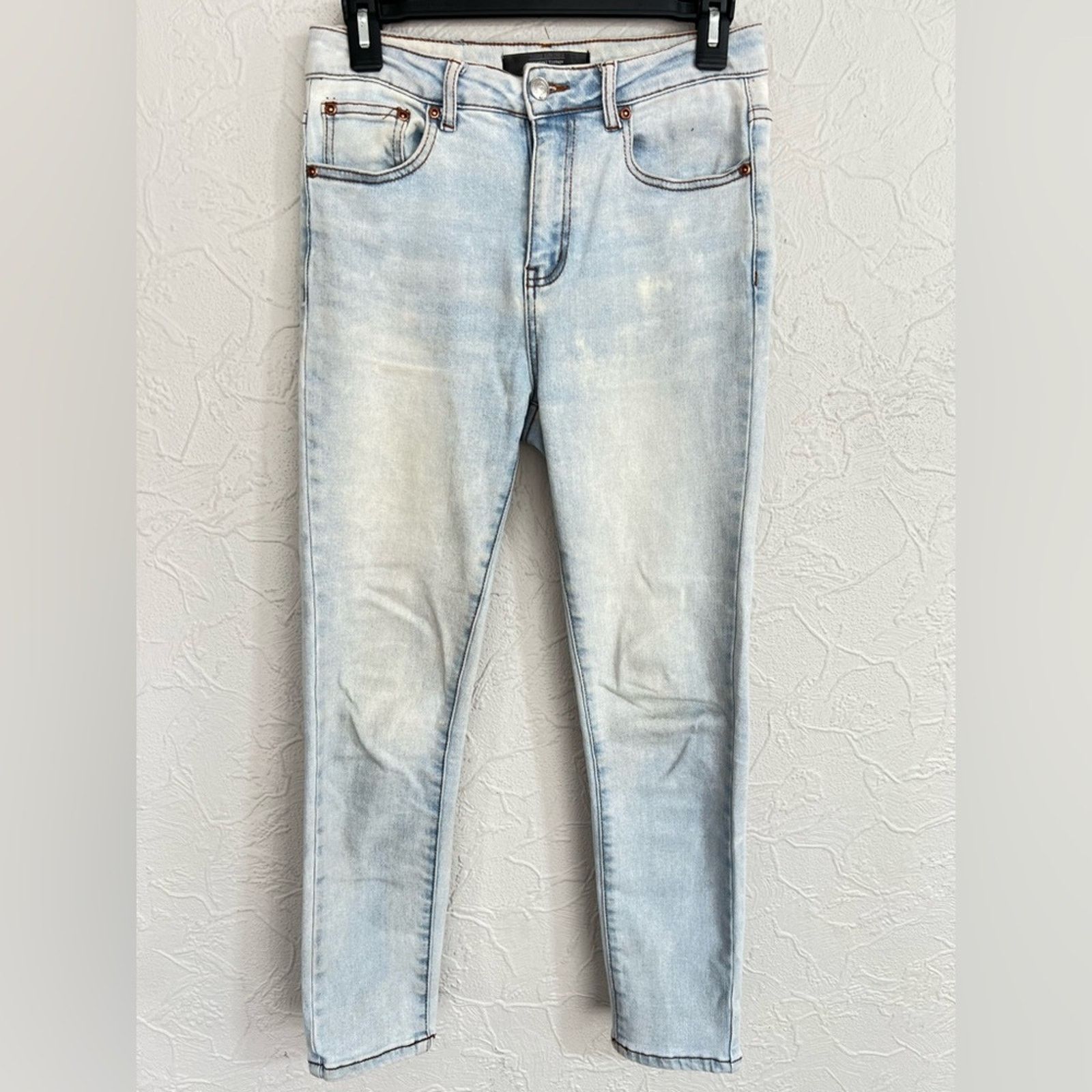 Other Monkey Ride Jeans High-Rise Light Wash Skinny Jeans 7/28 Size 28" / US 6 / IT 42 - 3 Thumbnail