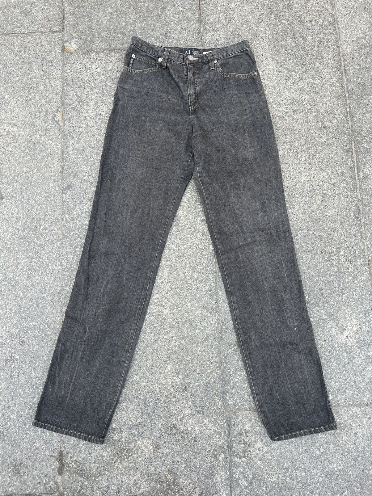 Emporio Armani Emporio Armani Jeans Slim Fit Stretch Denim Size 29 Black Size US 29 - 3 Thumbnail