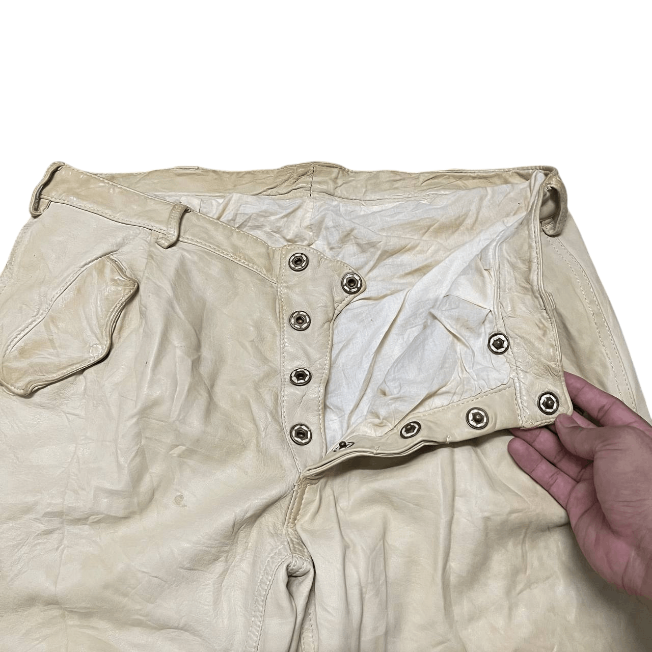 Giorgio Brato Vintage Giorgio Brato Vera Pelle Leather Pants Size US 32 / EU 48 - 7 Thumbnail