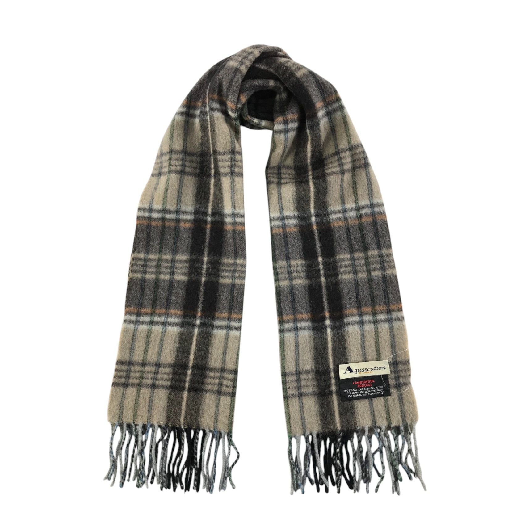 Aquascutum × Vintage Aquascutum Scarf / Muffler / Neckwear - WW2850 Size ONE SIZE - 1 Thumbnail