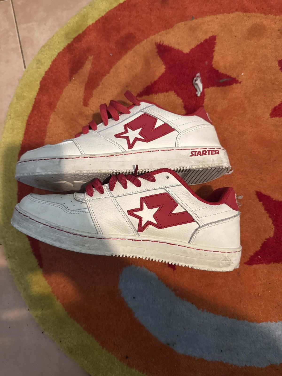 Starter Starter lfs 1 low top cream and red Size US 11 / EU 44 - 3 Thumbnail