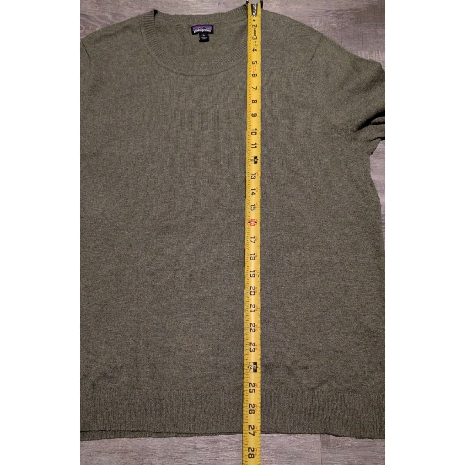 Patagonia VINTAGE Patagonia Womens Andri Pullover Crewneck Sweater XL Olive Knit Solid Logo Regular Mens Womens? Size XL / US 12-14 / IT 48-50 - 6 Thumbnail