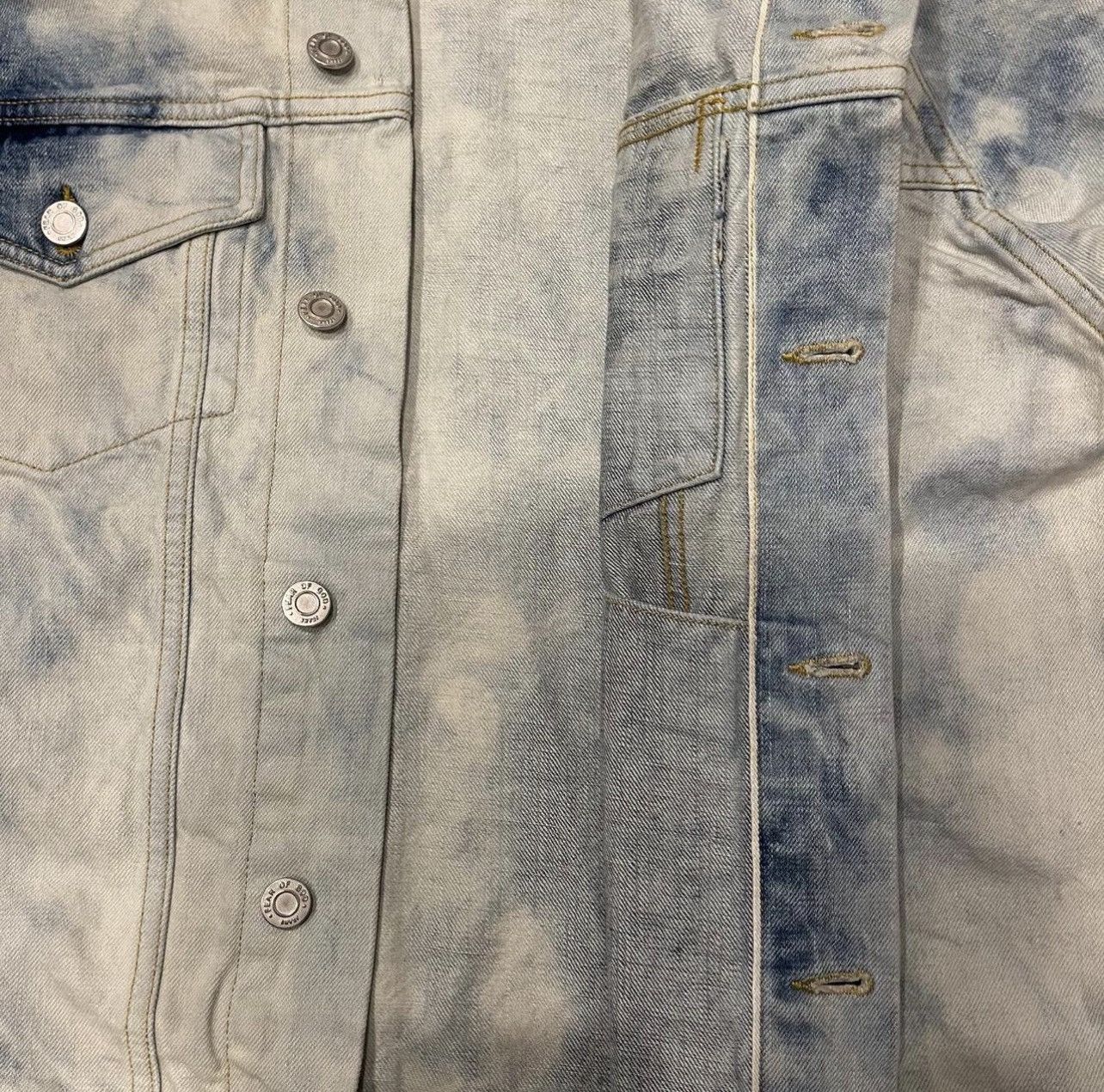 Fear of God Fear Of God “Inverted Holy Water” Selvedge Denim Jacket Size US L / EU 52-54 / 3 - 4 Thumbnail