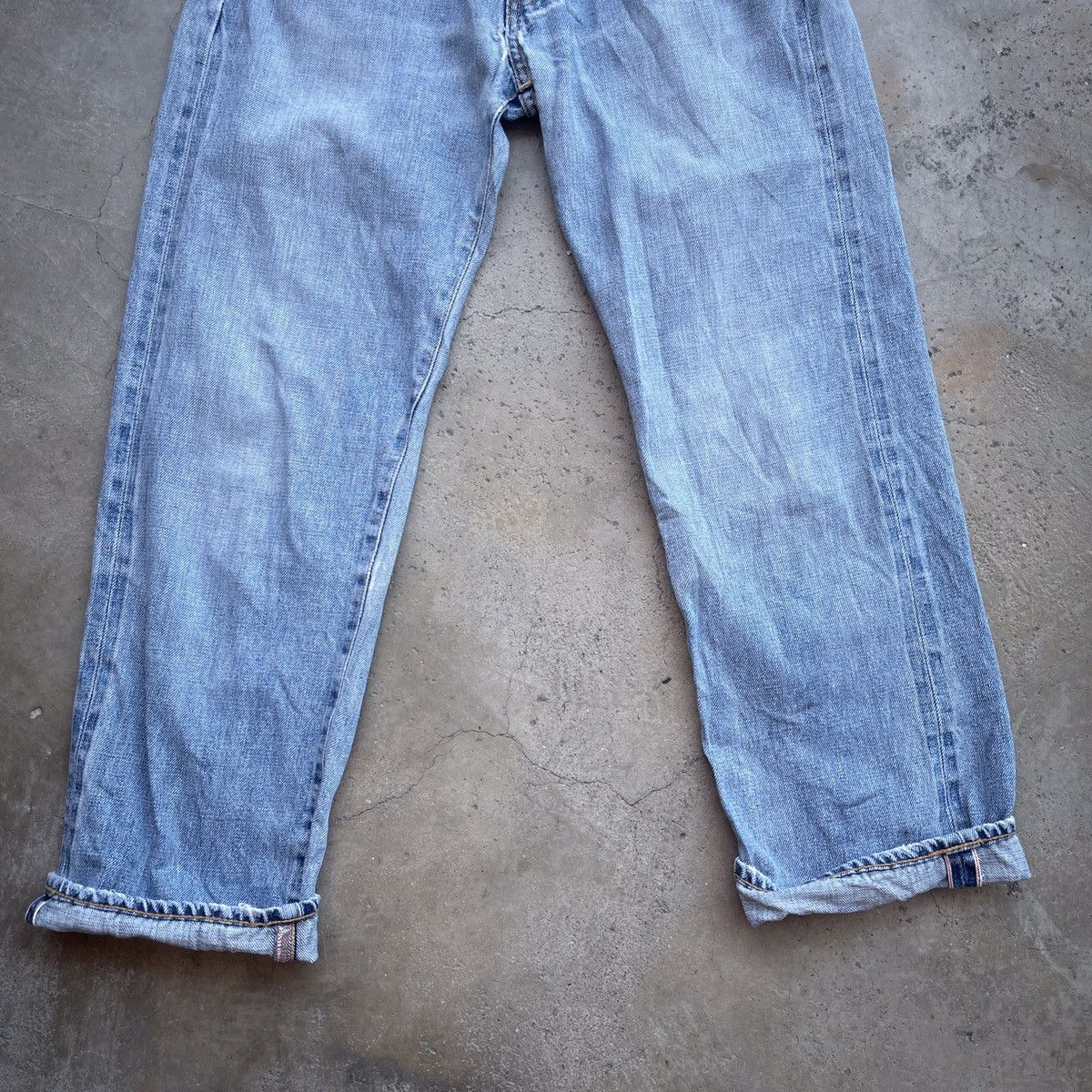 20471120 Vintage Japanese Designer Redline Selvedge Denim Jeans Size US 26 / EU 42 - 4 Thumbnail