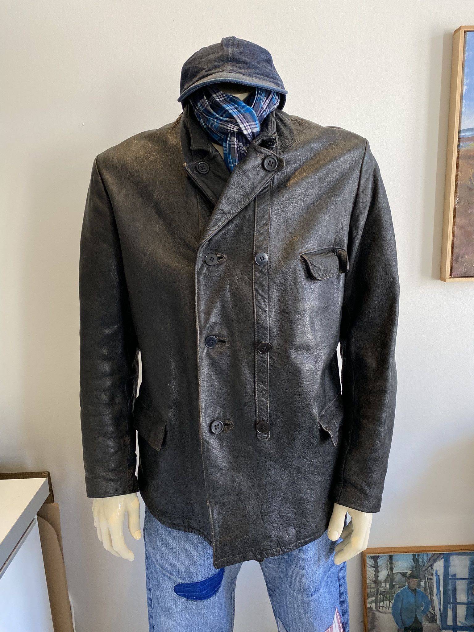 Leather Jacket × The Real McCoy's × Vintage 1940-60s