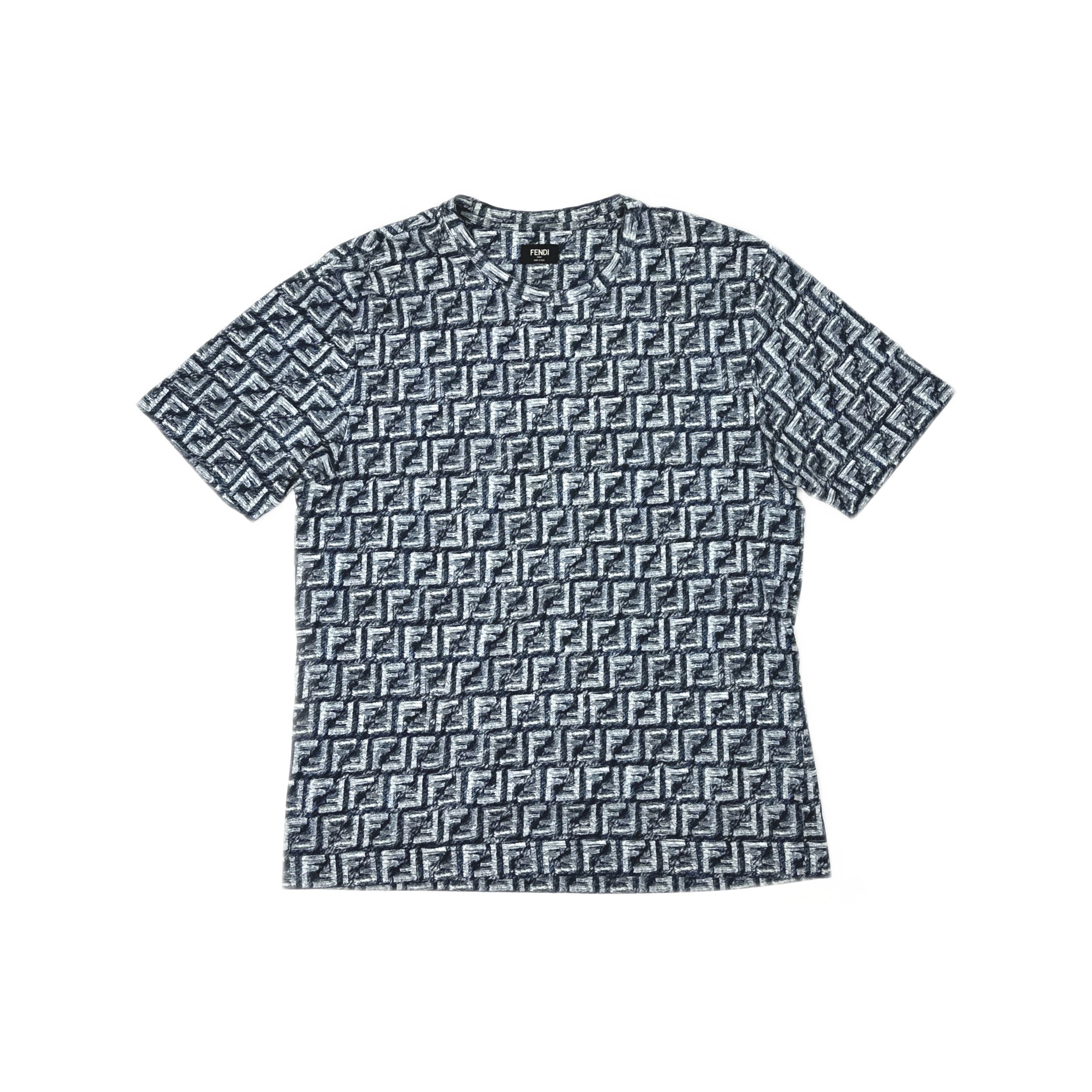 Fendi Fendi Monogram Short Sleeve T-Shirt Size L Size US L / EU 52-54 / 3 - 1 Thumbnail