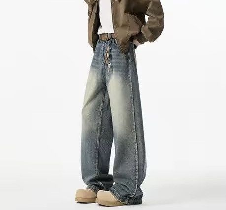 Japanese Brand Men's distressed hippie trendy flared jeans Size US 33 - 11 Thumbnail
