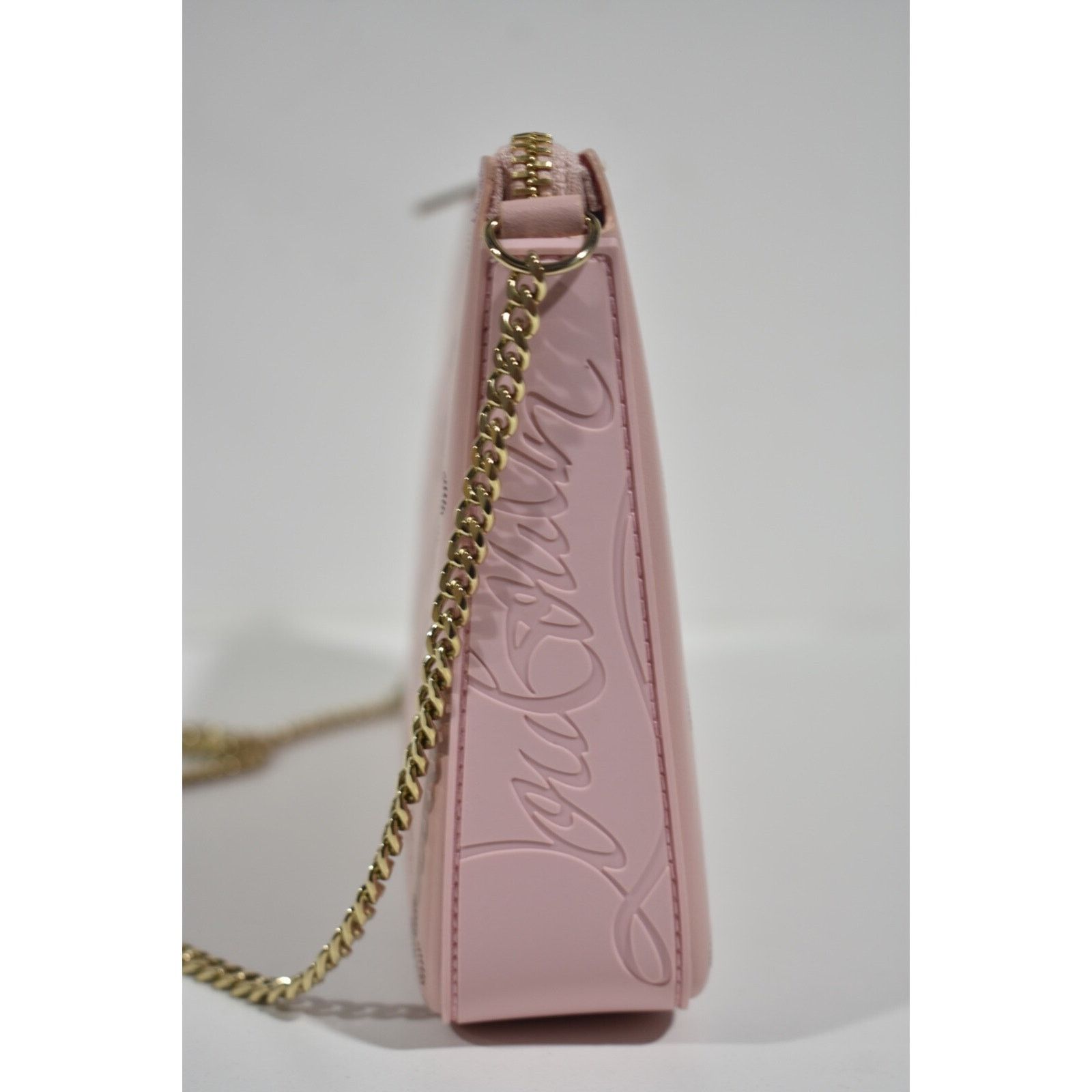 Christian Louboutin Christian Louboutin Leather Pouch Chain Shoulder Clutch Bag Size ONE SIZE - 9 Thumbnail