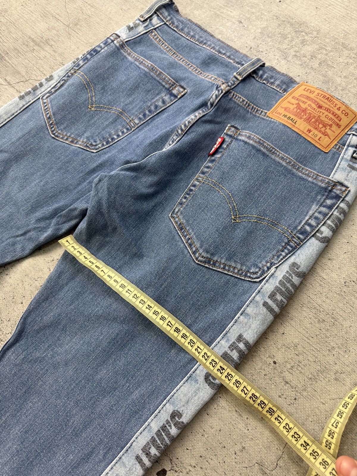 Levi's Vintage Levi’s Big E Hi Ball Light Blue Denim Jeans 30x30 Size US 30 / EU 46 - 10 Thumbnail