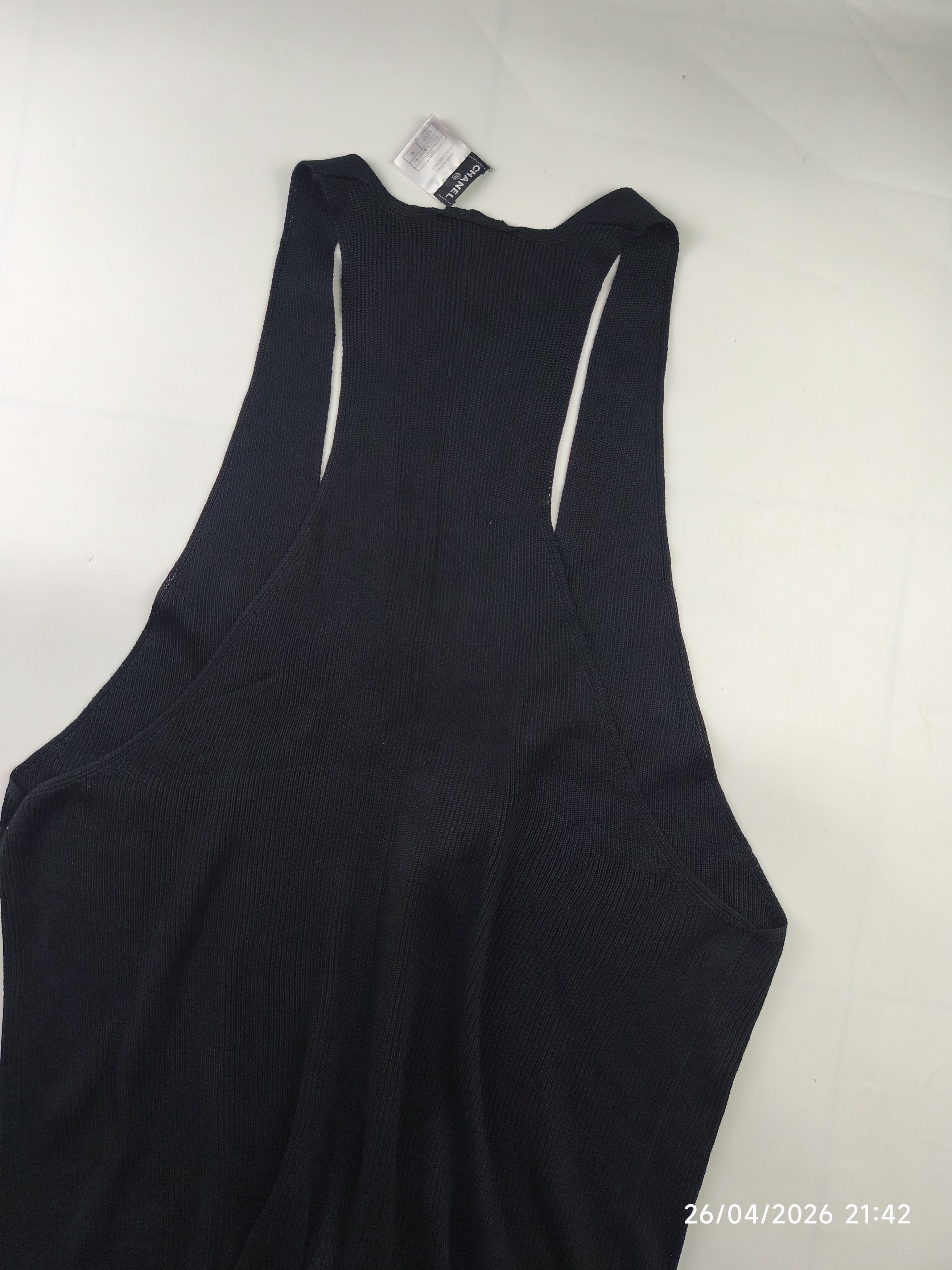 Chanel Chanel S/S 08' karl lagerfeld - knit silk jumpsuit Size XS / US 0-2 / IT 36-38 - 17 Thumbnail