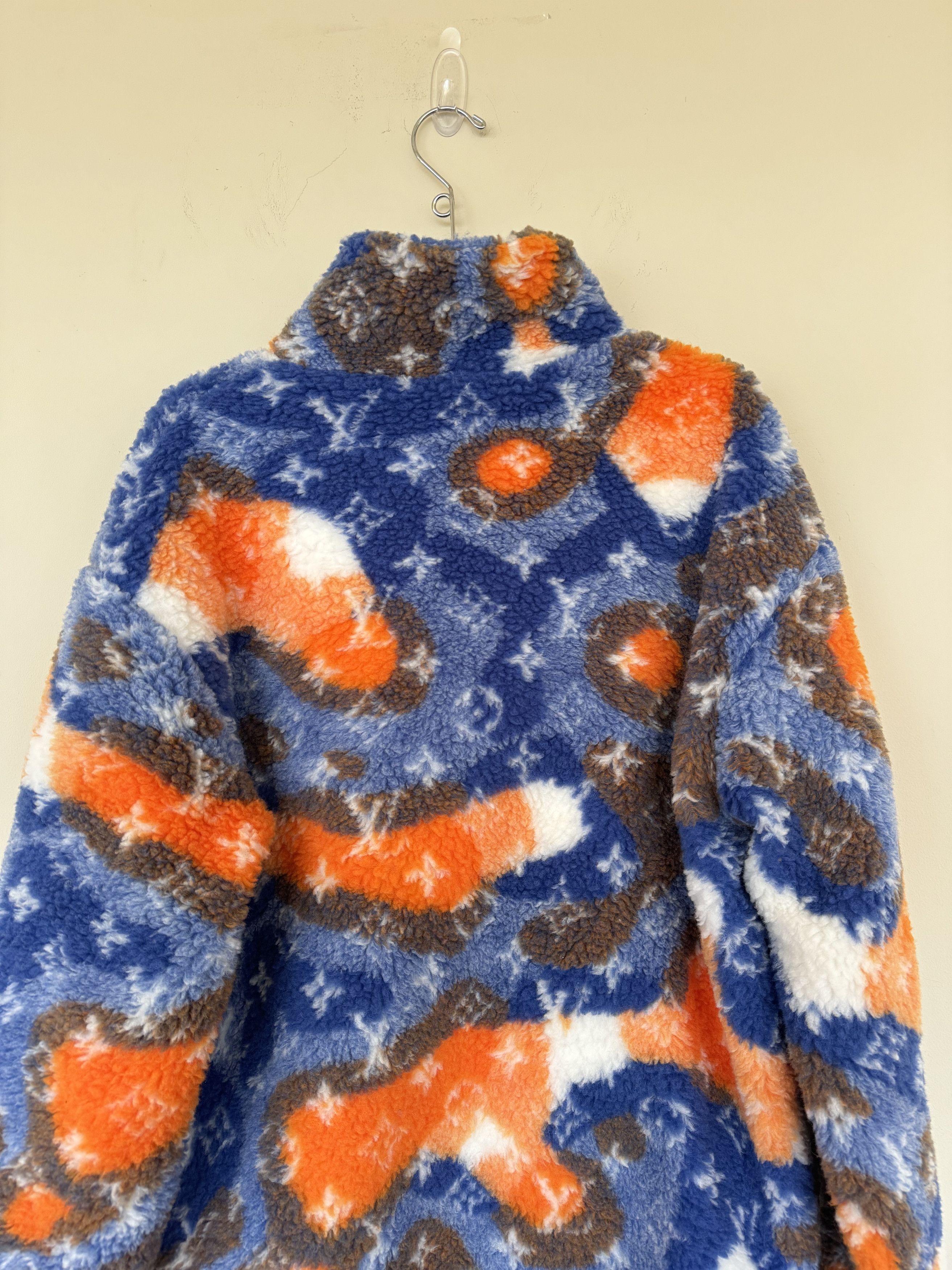 Louis Vuitton LV Jacquard Camo Fleece Blouson Size US L / EU 52-54 / 3 - 5 Thumbnail