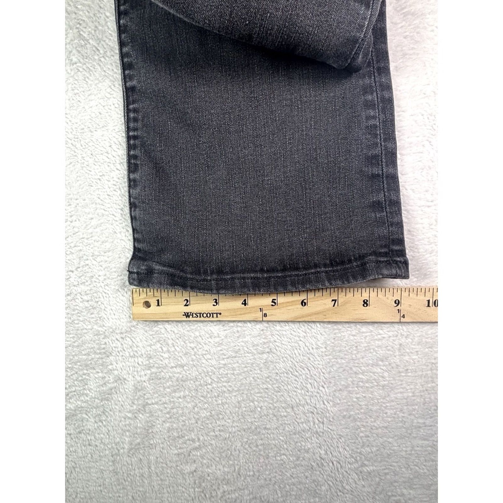 Express Express Jeans Bootcut Womens Size 12 Light Black Denim Stretch Pockets - Bootcut, Regular Fit, Mid Rise, Button Zip Closure, Denim - Express Size 24" / US 00 / IT 34 - 5 Thumbnail