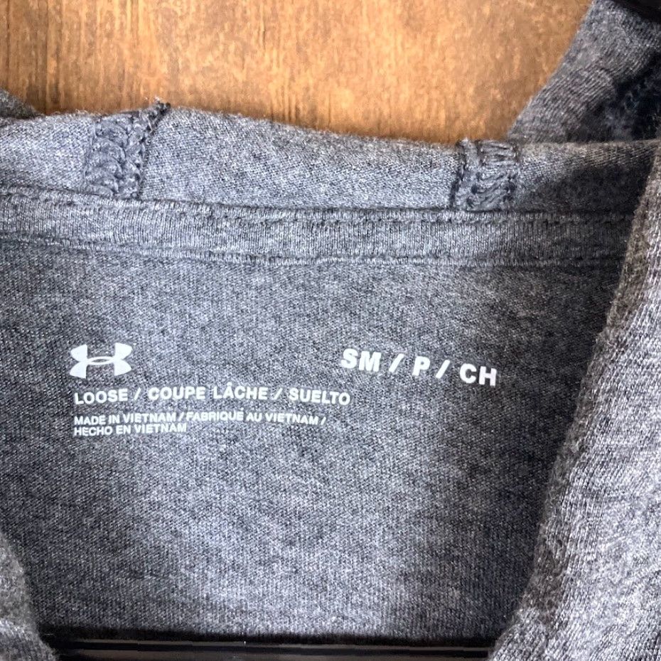 Under Armour Under Armour Womens Sweatshirt Gray Long Sleeve Loose Hooded Small Crew Neck Pullover Athletic Jersey S Ladies Size S / US 4 / IT 40 - 6 Thumbnail
