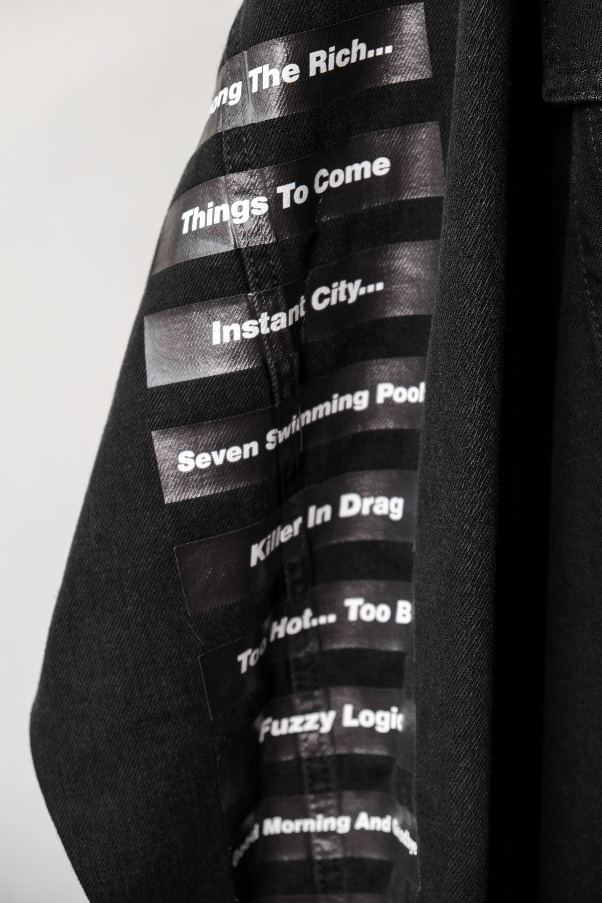 RAF SIMONS 18S/S New Order Peter Saville Oversized Jacket