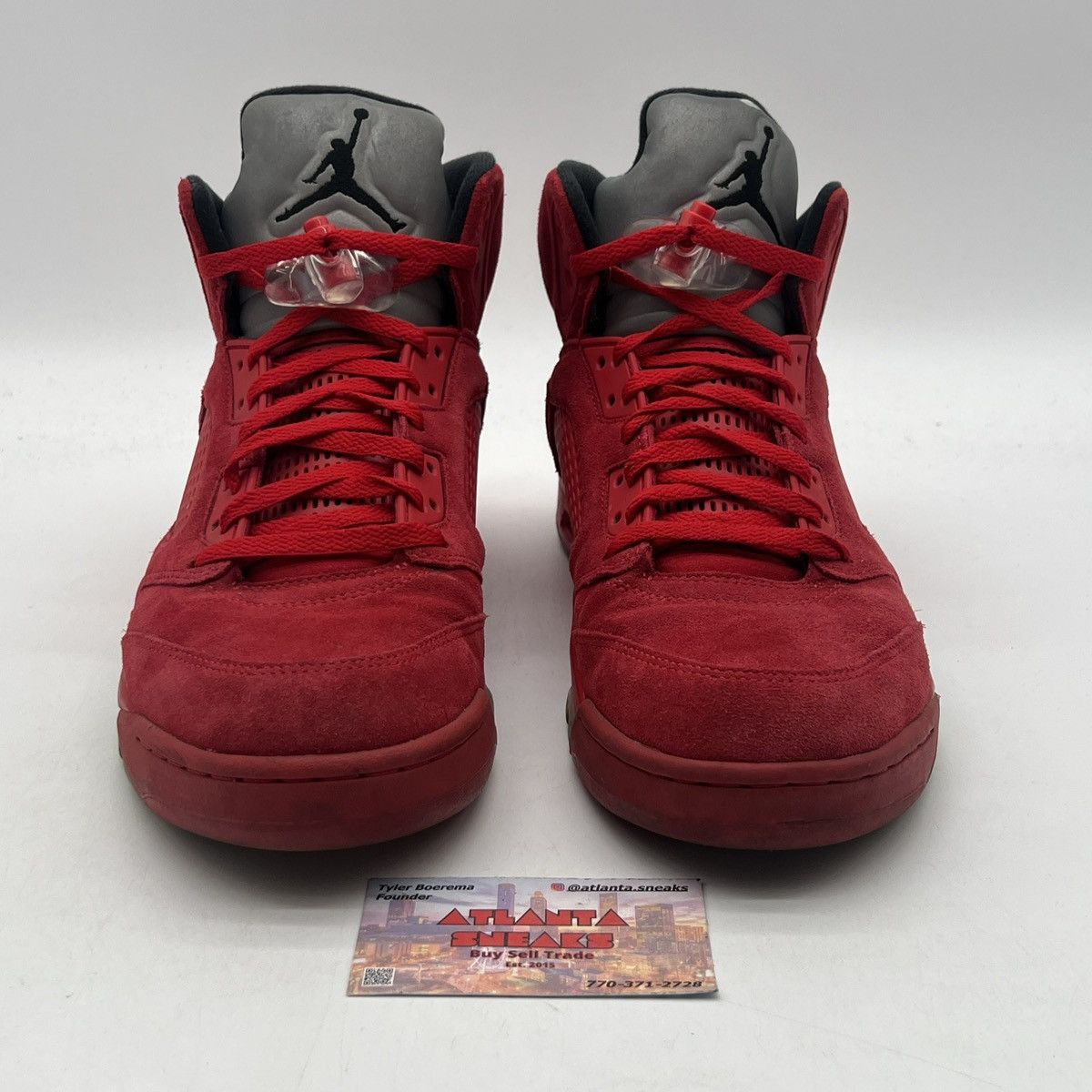 Jordan Brand Air Jordan 5 red suede Size US 12 / EU 45 - 2 Thumbnail