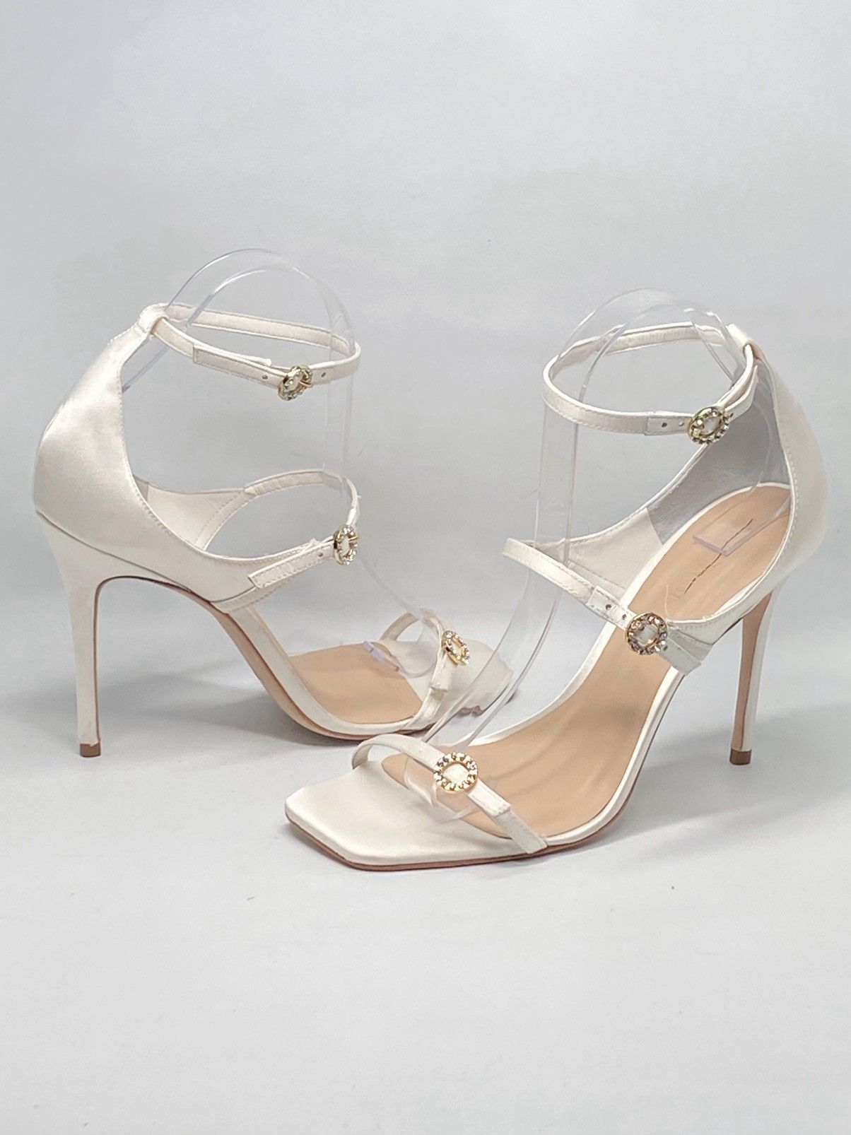 Cinq a Sept Cinq à Sept Celeste 100MM Satin High-Heel Sandals size 38 Size US 8 / IT 38 - 7 Thumbnail