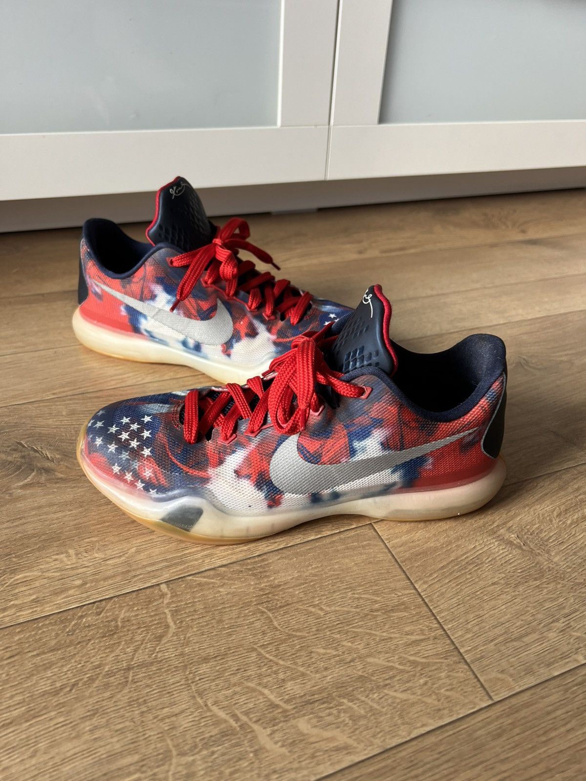 Nike × Vintage Nike Kobe 10 independence day Size US 6 / EU 39 - 2 Thumbnail