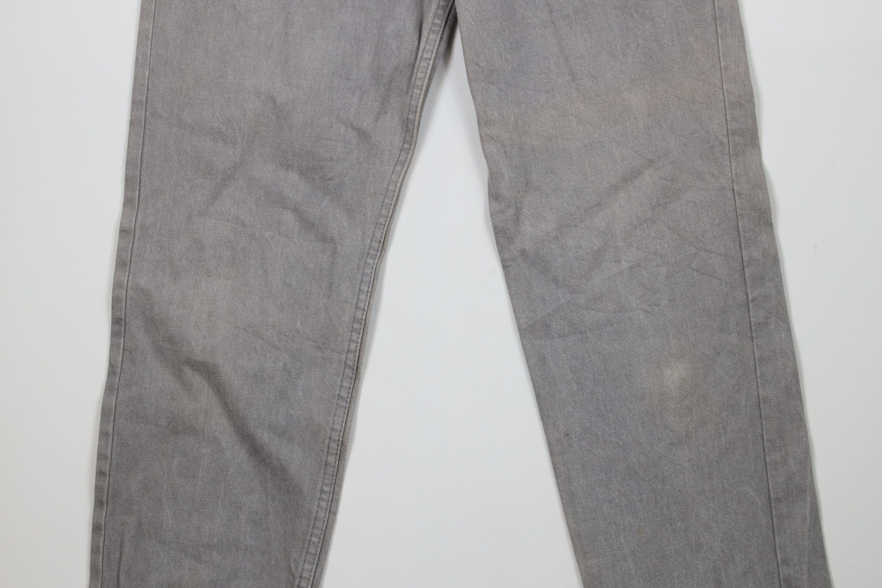 Levi's × Vintage Vintage 80s Levis Relaxed Tapered Leg Denim Jeans Gray USA Size 34" / US 12 / IT 48 - 3 Thumbnail