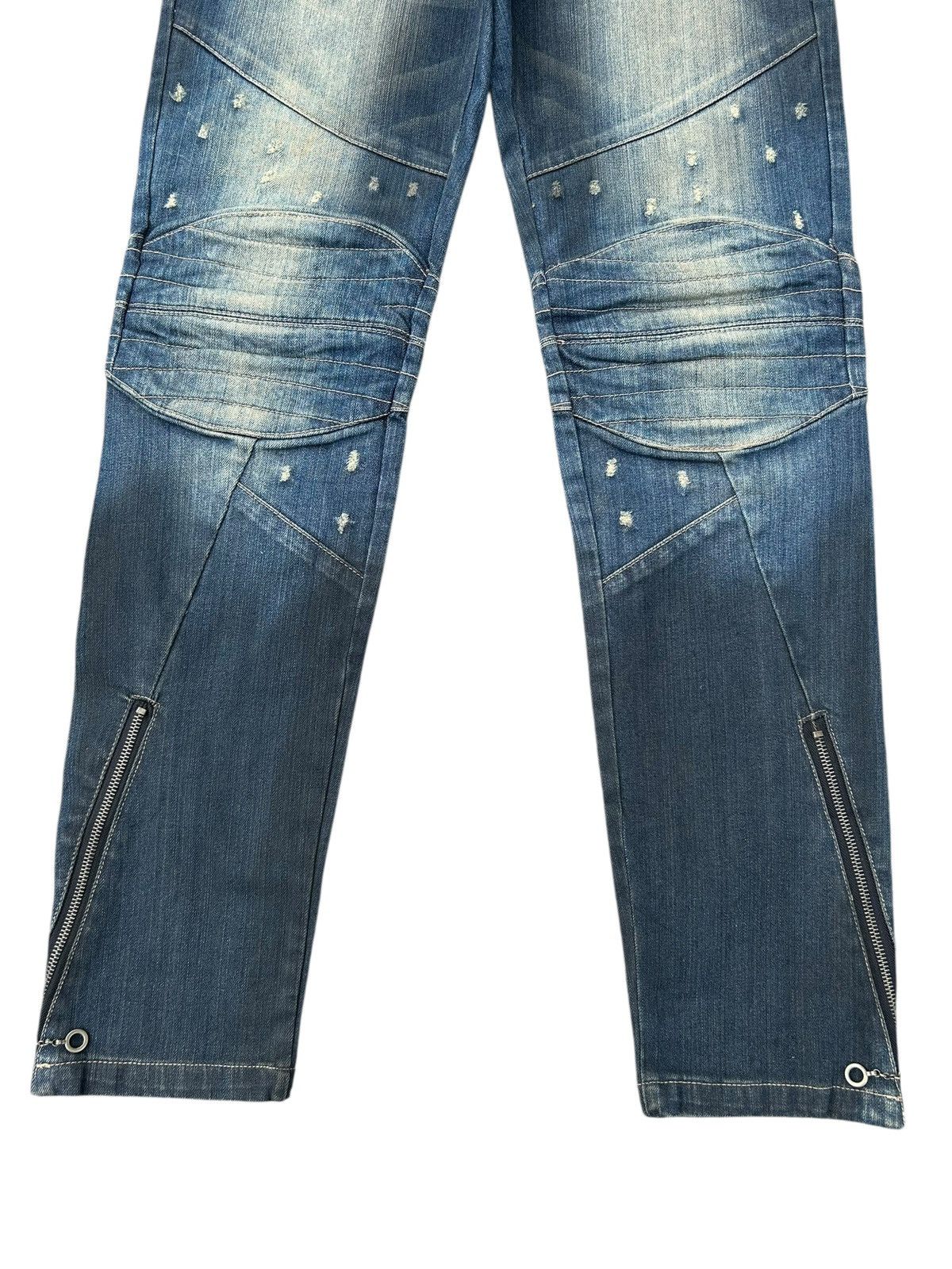 Kapital PPFM Japanese Punk Bondage Style Denim Jeans Size US 32 / EU 48 - 5 Thumbnail