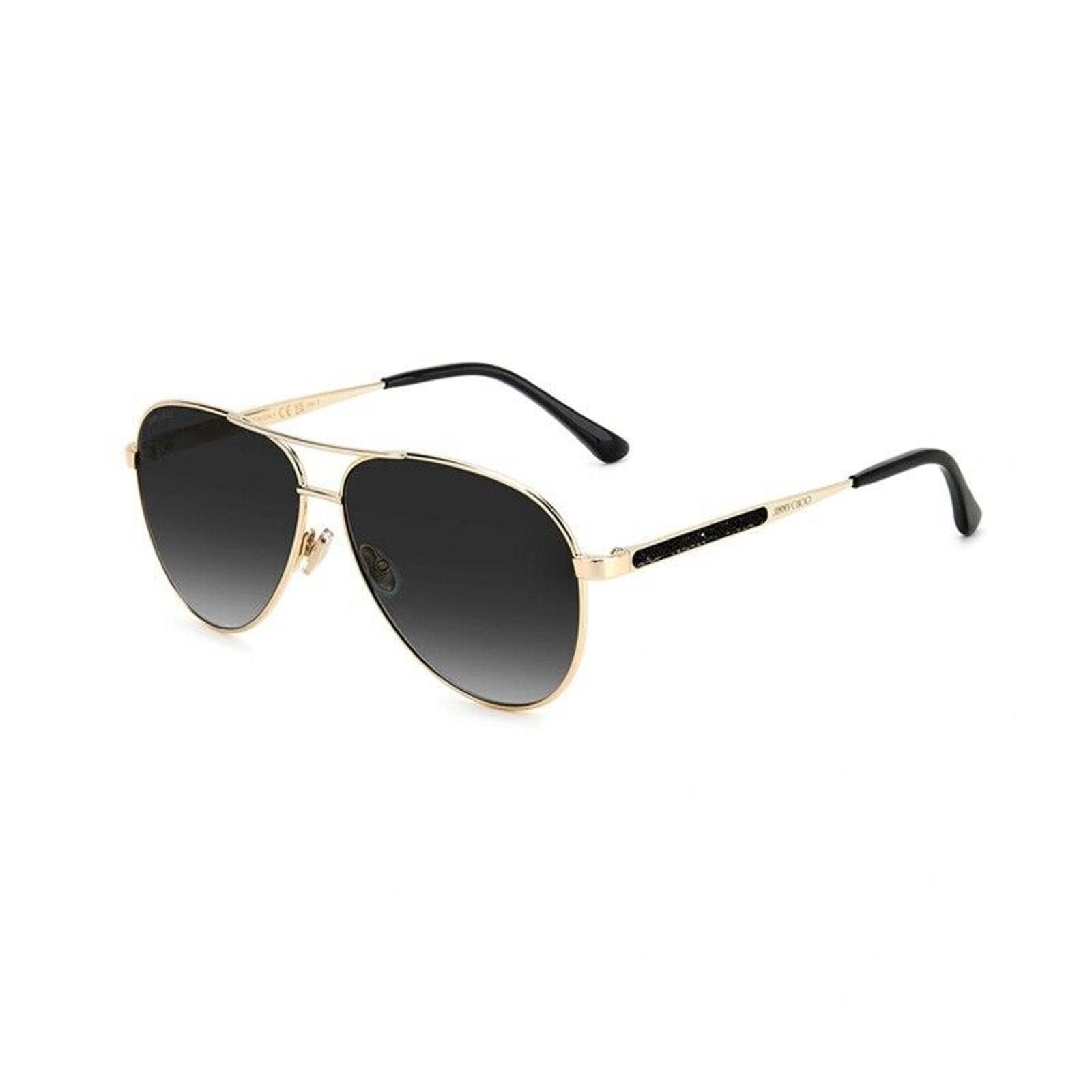 Jimmy Choo New JIMMY CHOO JIMENA/S 02M2 9O Black/ Gold/Grey Gradient Size ONE SIZE - 1 Thumbnail