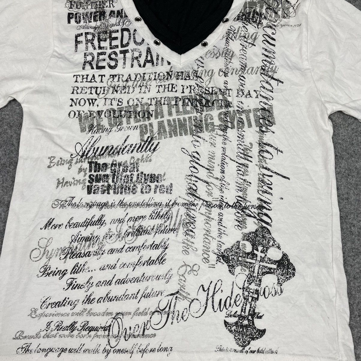14th Addiction Time step poem y2k tshirt ifsixwasnine lgb style Size US M / EU 48-50 / 2 - 3 Thumbnail