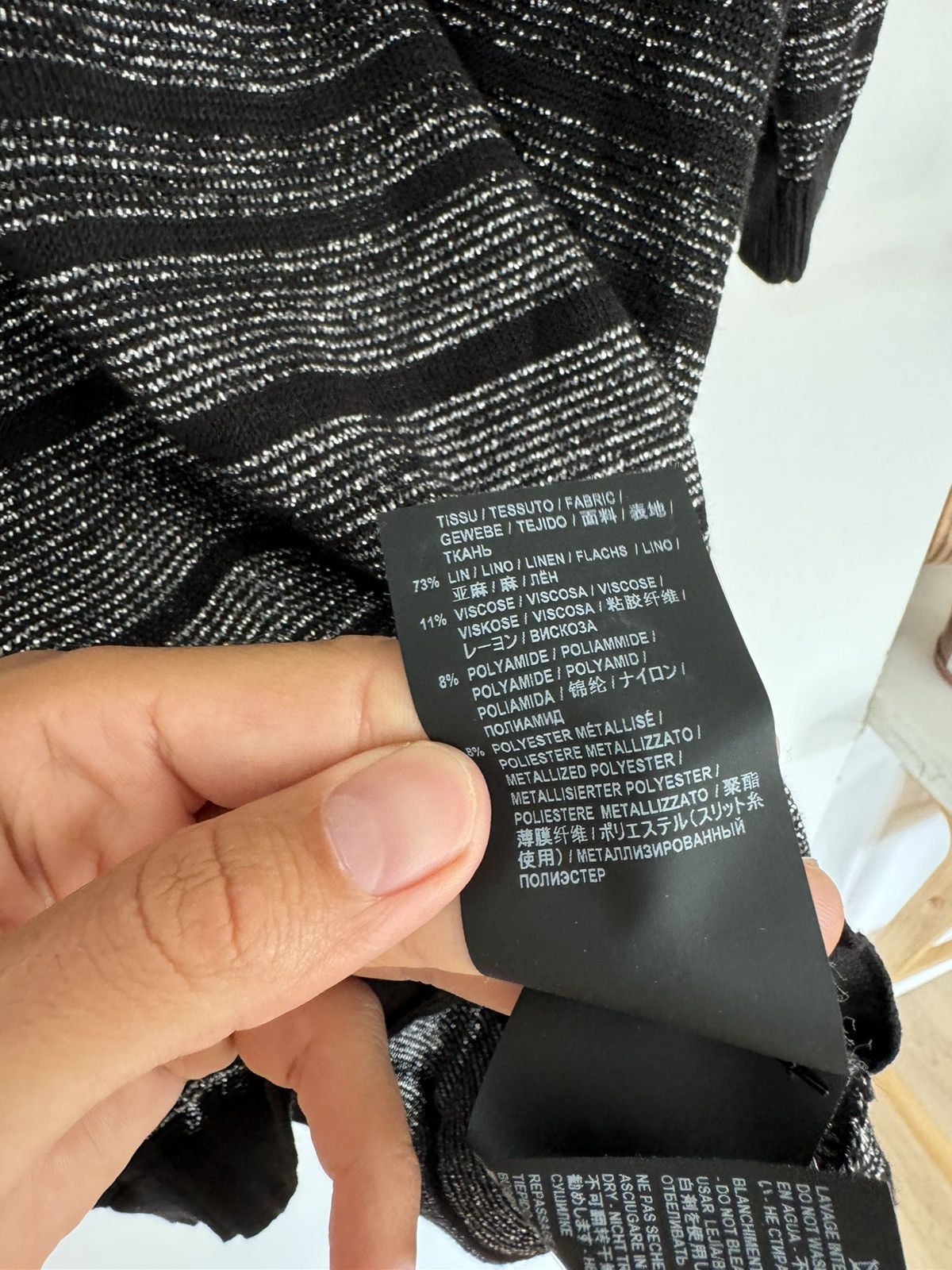 Saint Laurent Paris Metallic Polo Size US L / EU 52-54 / 3 - 6 Thumbnail