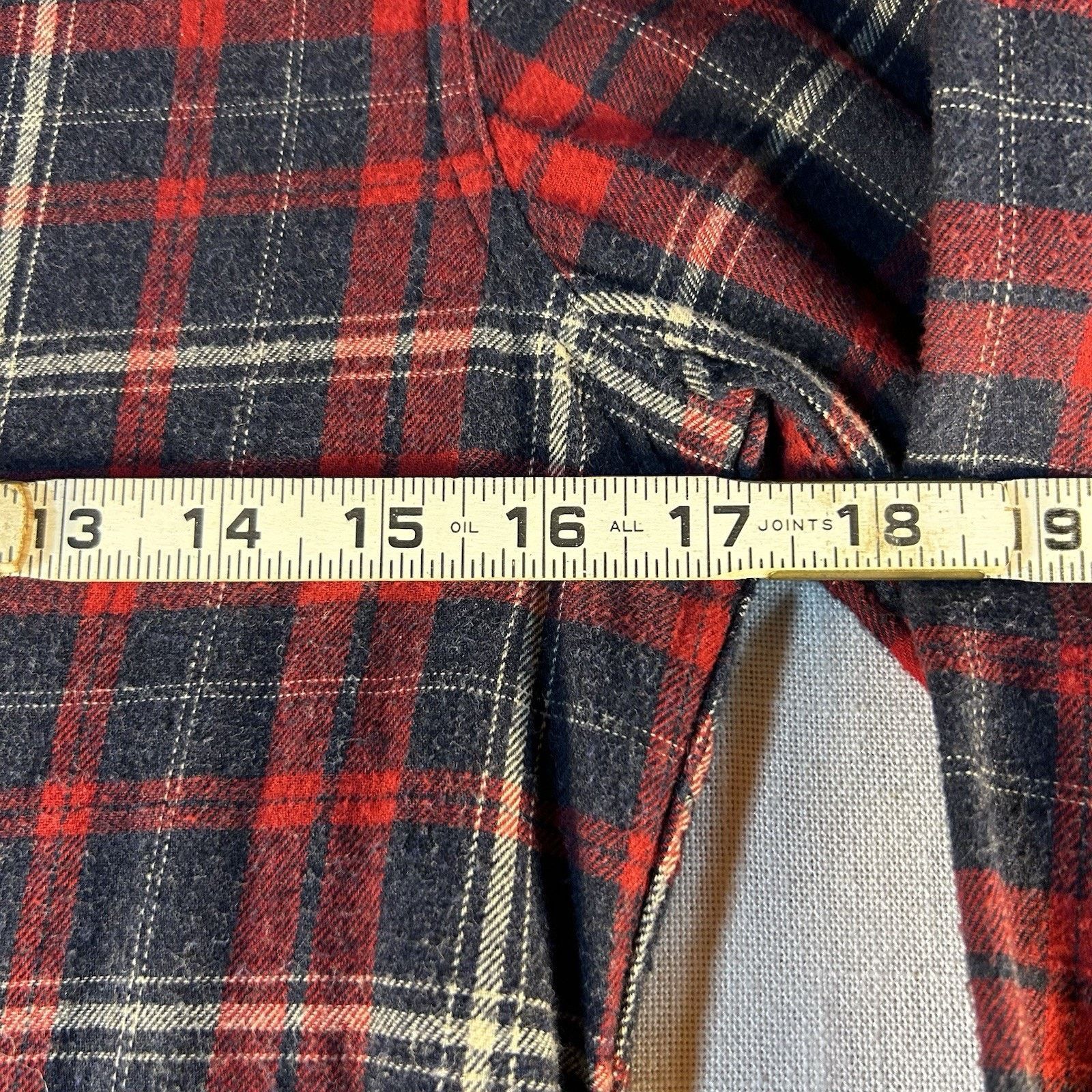 Zara Zara Flannel Shirt Men S Slim Blue/Red Plaid Snap Size US S / EU 44-46 / 1 - 5 Thumbnail