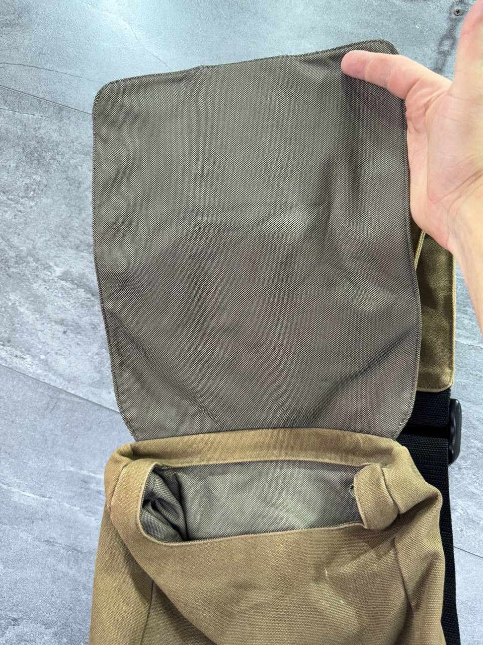 Calvin Klein Canvas Shoulder Backpack Calvin Klein Vintage Rare Y2K Drill Size ONE SIZE - 5 Thumbnail