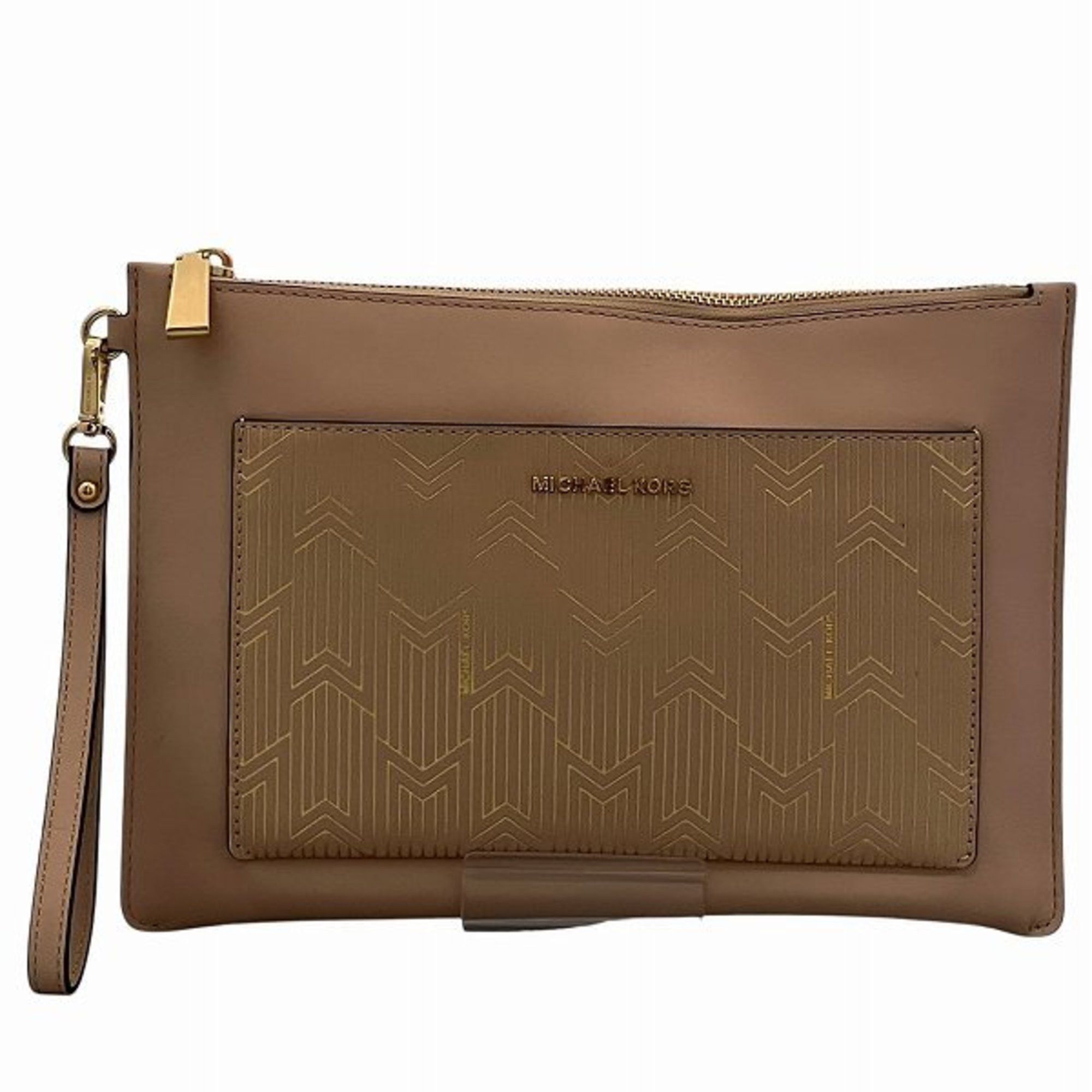 Michael Kors Michael Kors Ivory Leather Bag Clutch for Women Size ONE SIZE - 1 Thumbnail