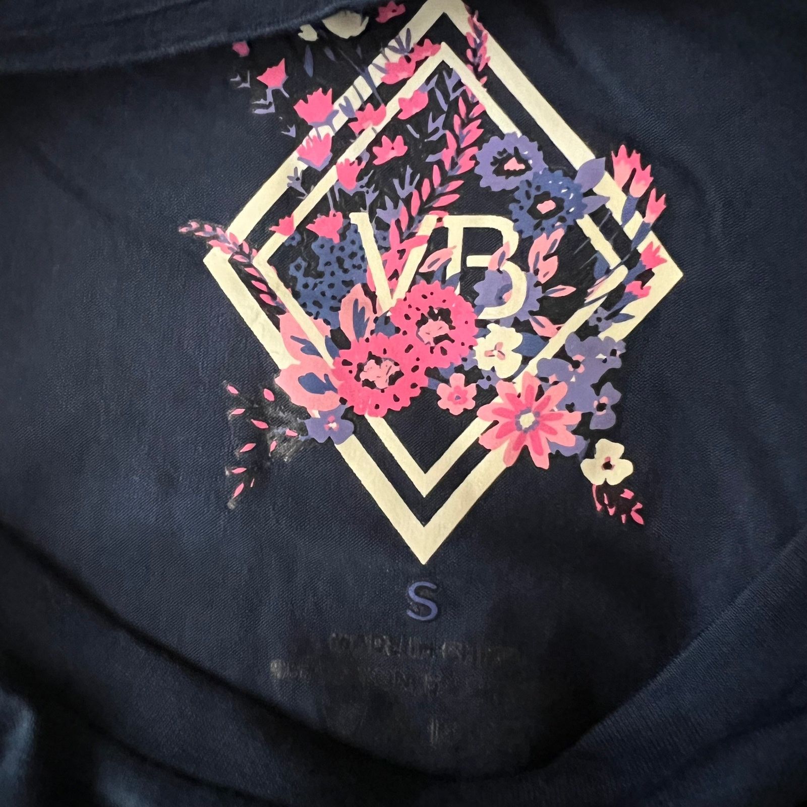 Vera Bradley VERA BRADLEY Midnight Navy Crew Neck Top w/ Tag, Small Size S / US 4 / IT 40 - 4 Thumbnail