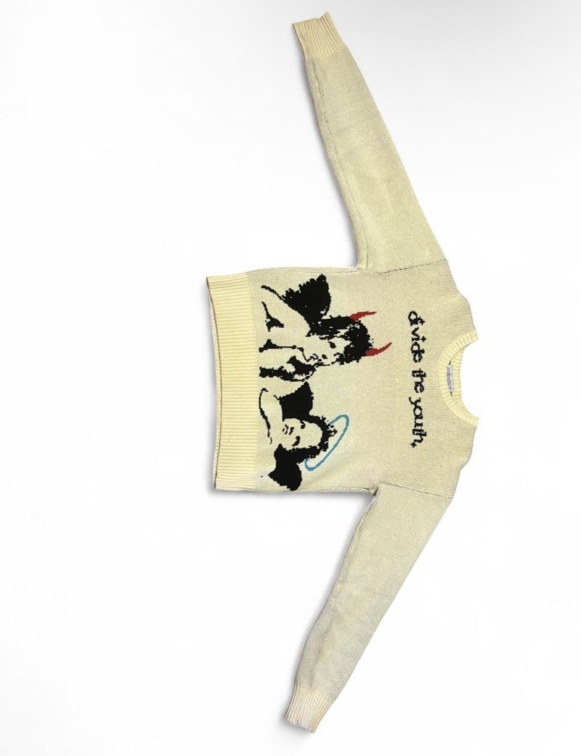 Divide The Youth DIVIDE THE YOUTH “DEMONS & ANGELS KNITTED SWEATER” Size US S / EU 44-46 / 1 - 1 Thumbnail