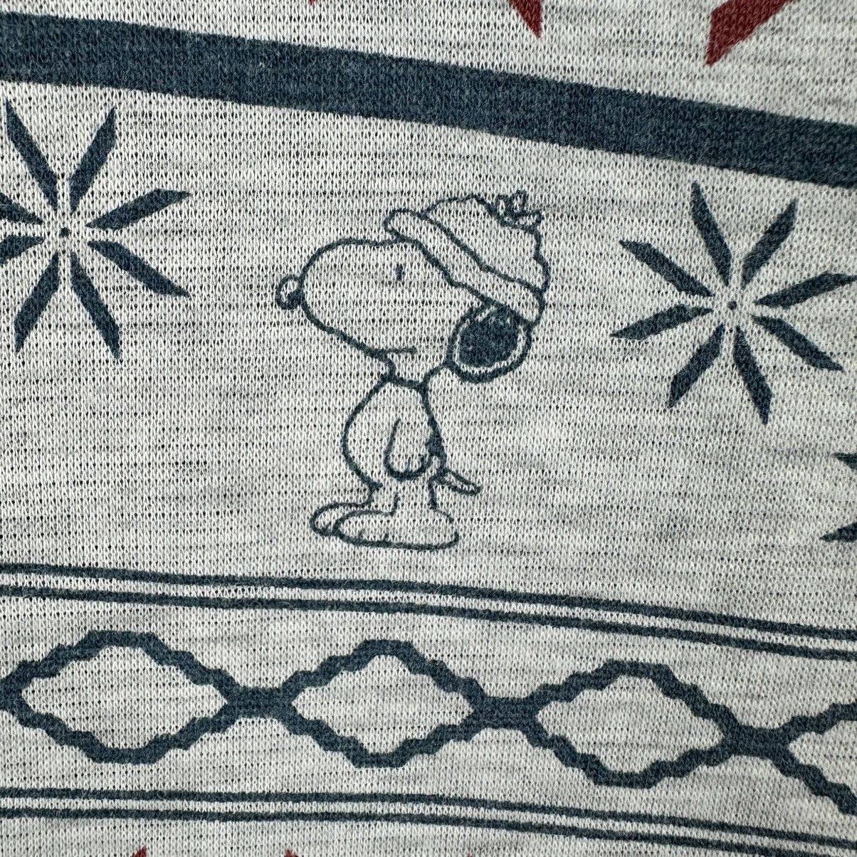 Peanuts Vintage Peanut Snoopy Snow Sweatshirt Fleece Lining Size US XS / EU 42 / 0 - 10 Thumbnail