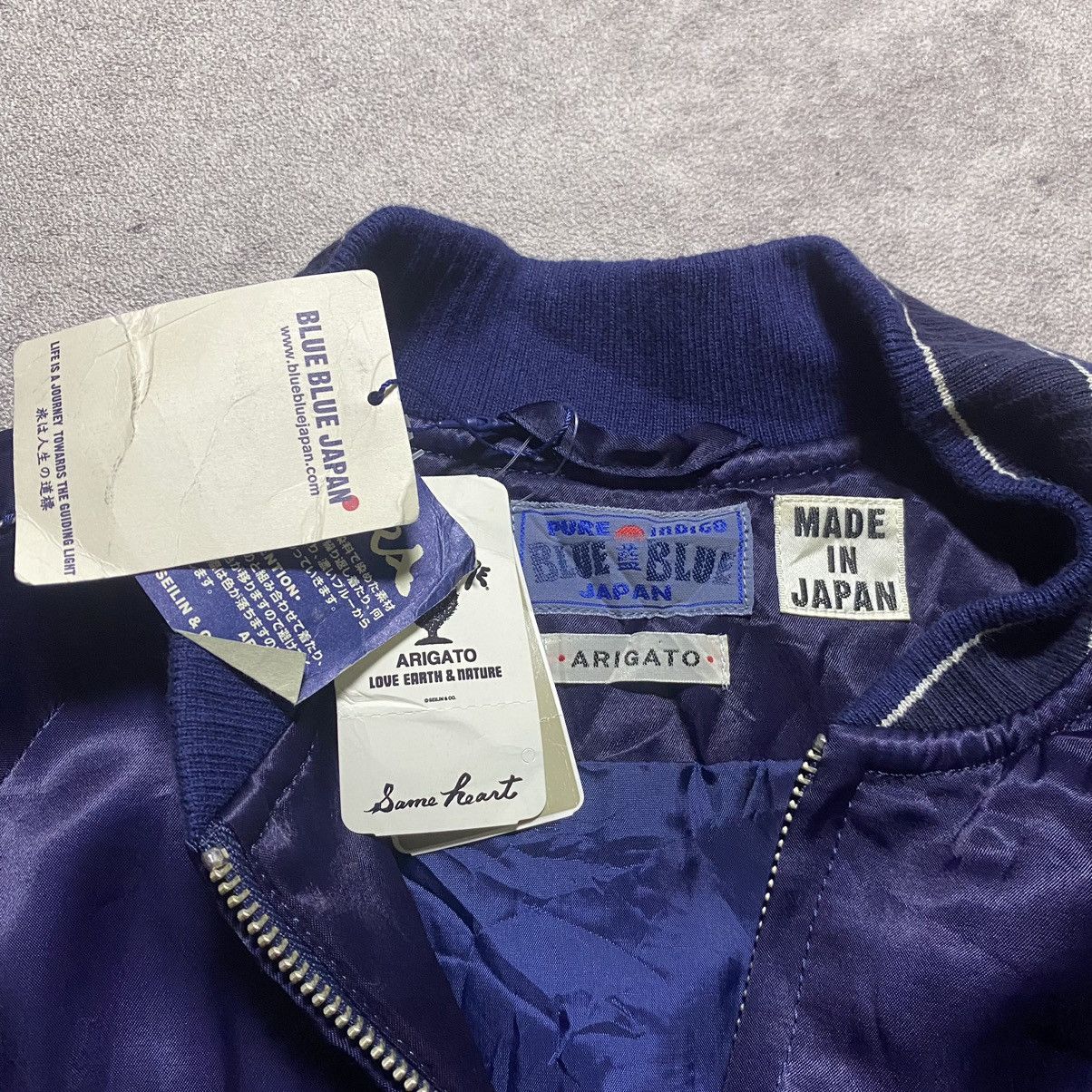 Blue Blue Japan 2000's Blue Blue Japan Embroid Sukajan - Pure Indigo Size US M / EU 48-50 / 2 - 6 Thumbnail