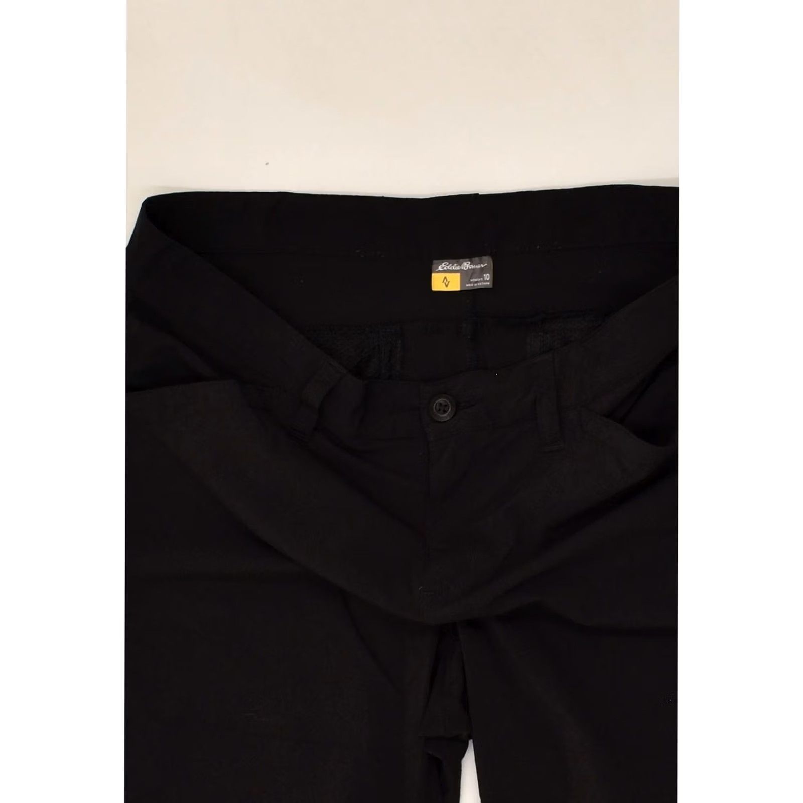 Eddie Bauer EDDIE BAUER Womens Casual Shorts Large Black Nylon W34 US 10 Size 36" / US 14 / IT 50 - 3 Thumbnail