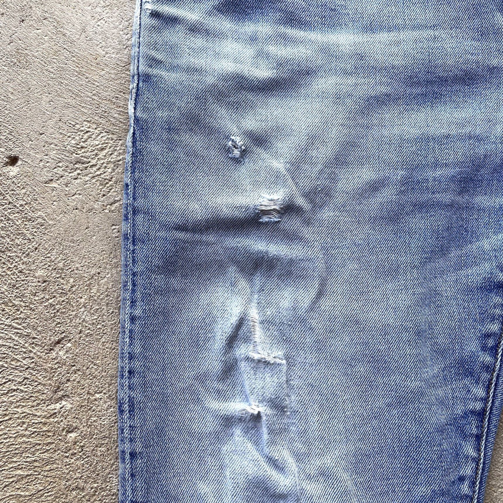 7 For All Mankind 7 For All Mankind Jeans Mens 31x34 Blue Selvedge Straight Fit Denim Pants Basic Size US 31 - 4 Thumbnail