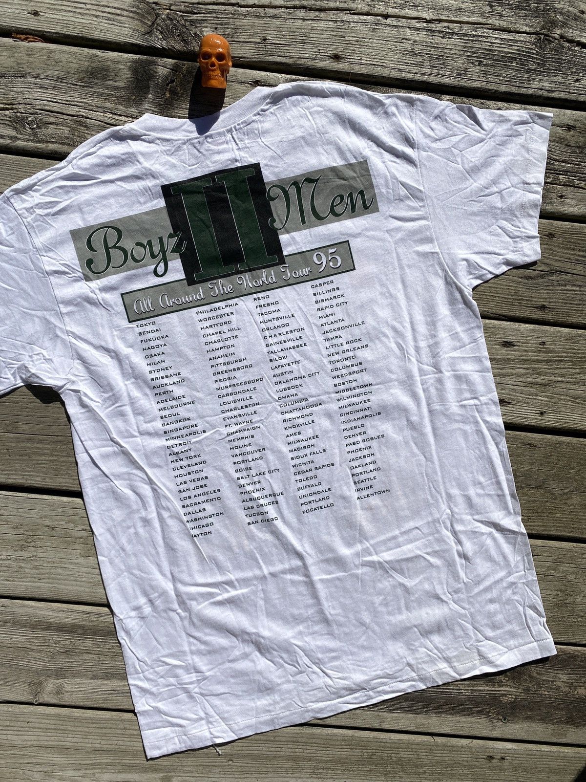 Band Tees × Hanes × Vintage 1995 Boyz II Men all around the world tour shirt sz XXL Size US XXL / EU 58 / 5 - 5 Thumbnail