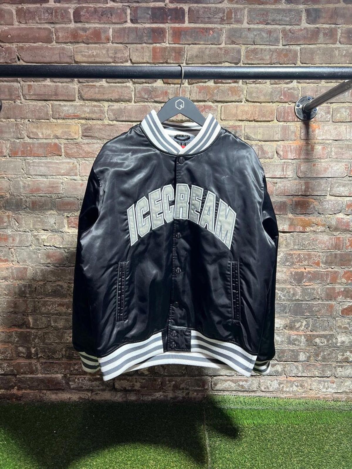Icecream BBC Ice Cream Black Varsity Jacket Sz.L Size ONE SIZE - 1 Thumbnail