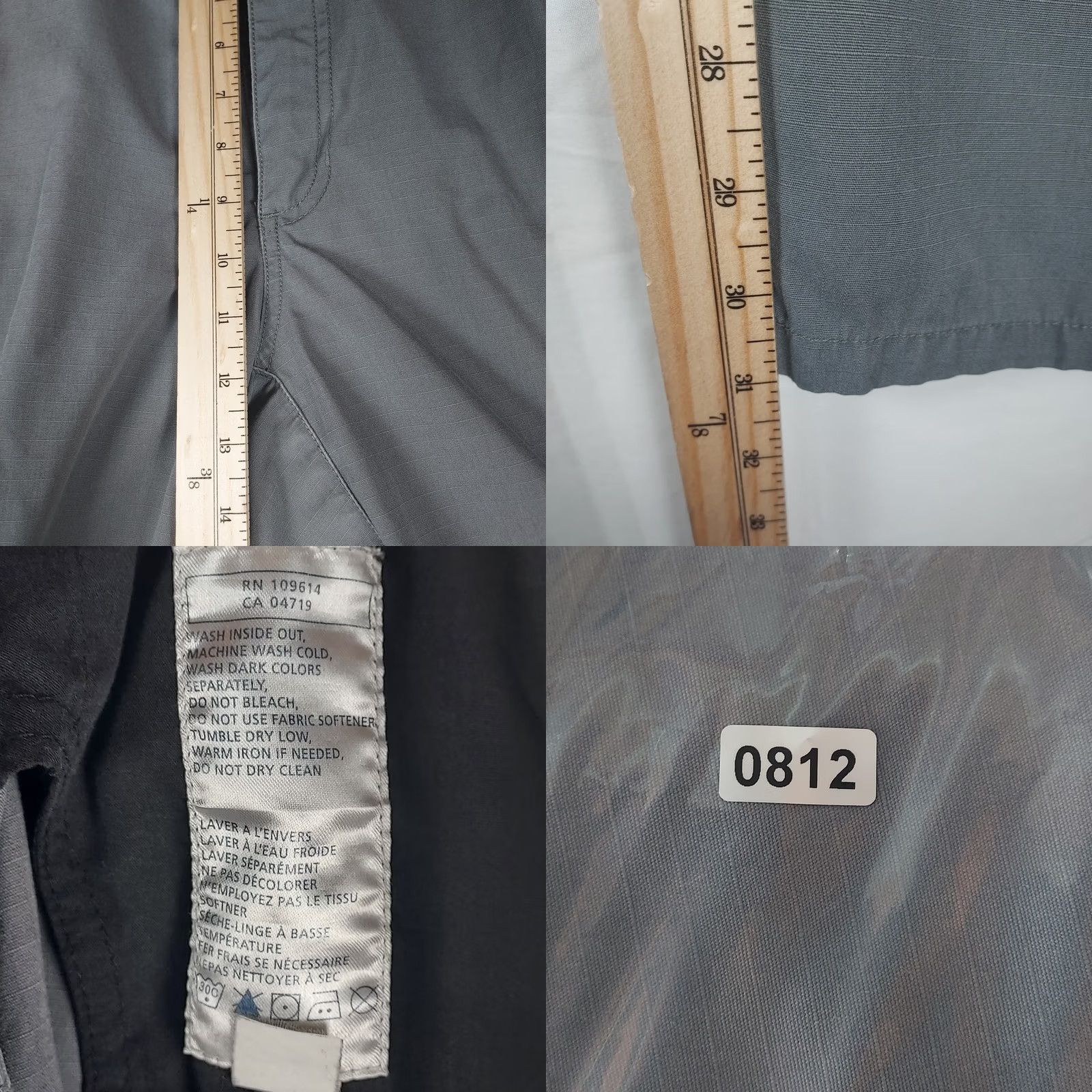 Vintage 5.11 Tactical Men's Cargo Pants 36×32 Gray with Utility Pockets Durable Canvas Straight Leg Flat Front Regular Waist 36 Machine Washable Men) Size US 36 / EU 52 - 8 Thumbnail