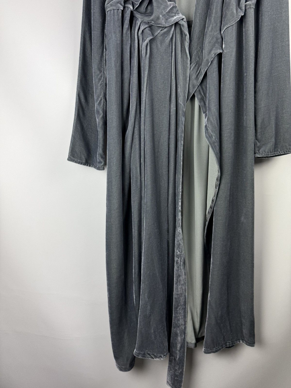 Rick Owens Rick Owens Avant-Garde Velvet Wrap Midi Cardigan Dress Size S / US 4 / IT 40 - 6 Thumbnail