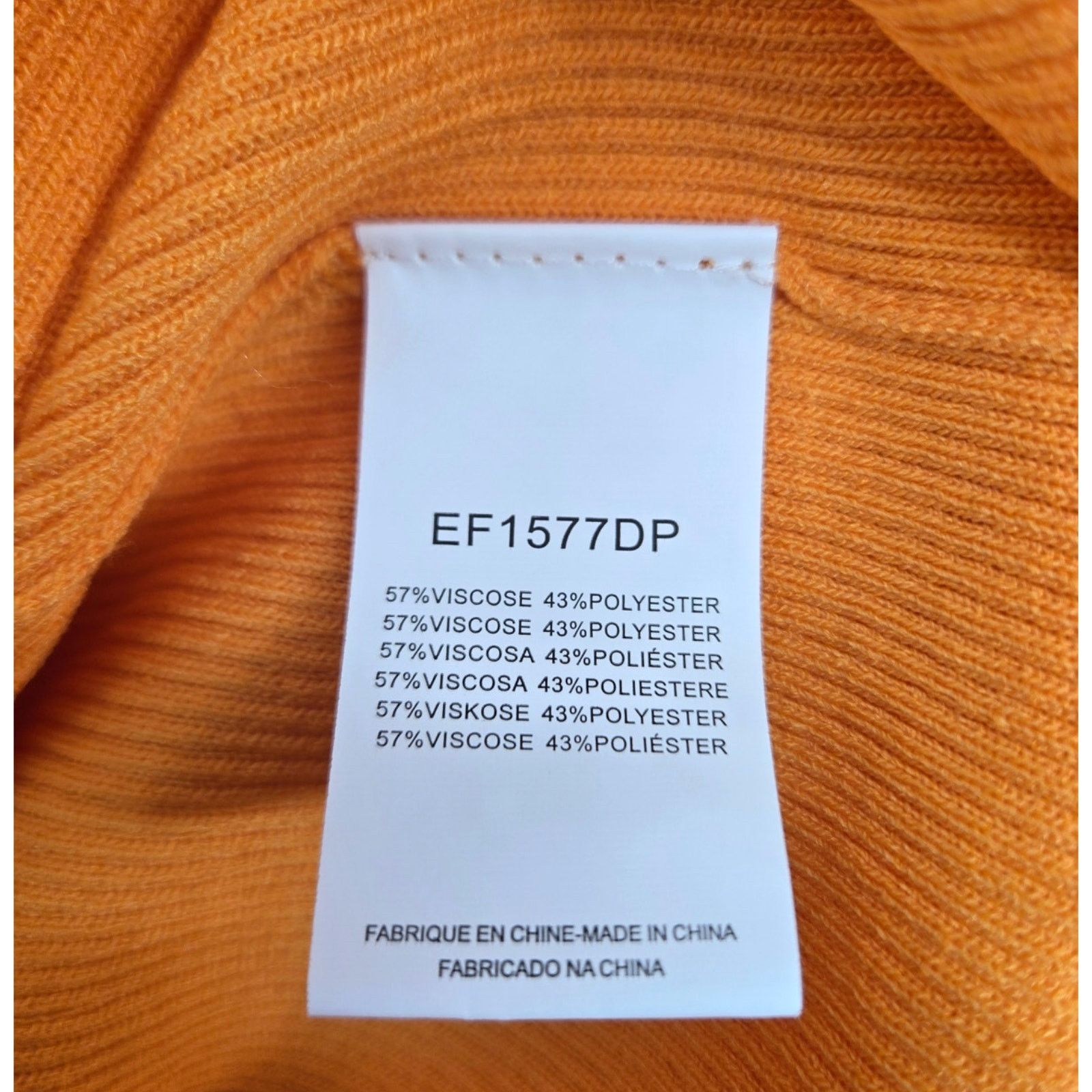 Other NEW Molly Bracken Ribbed Tank Top with Ruffles Orange Medium Size M / US 6-8 / IT 42-44 - 8 Thumbnail