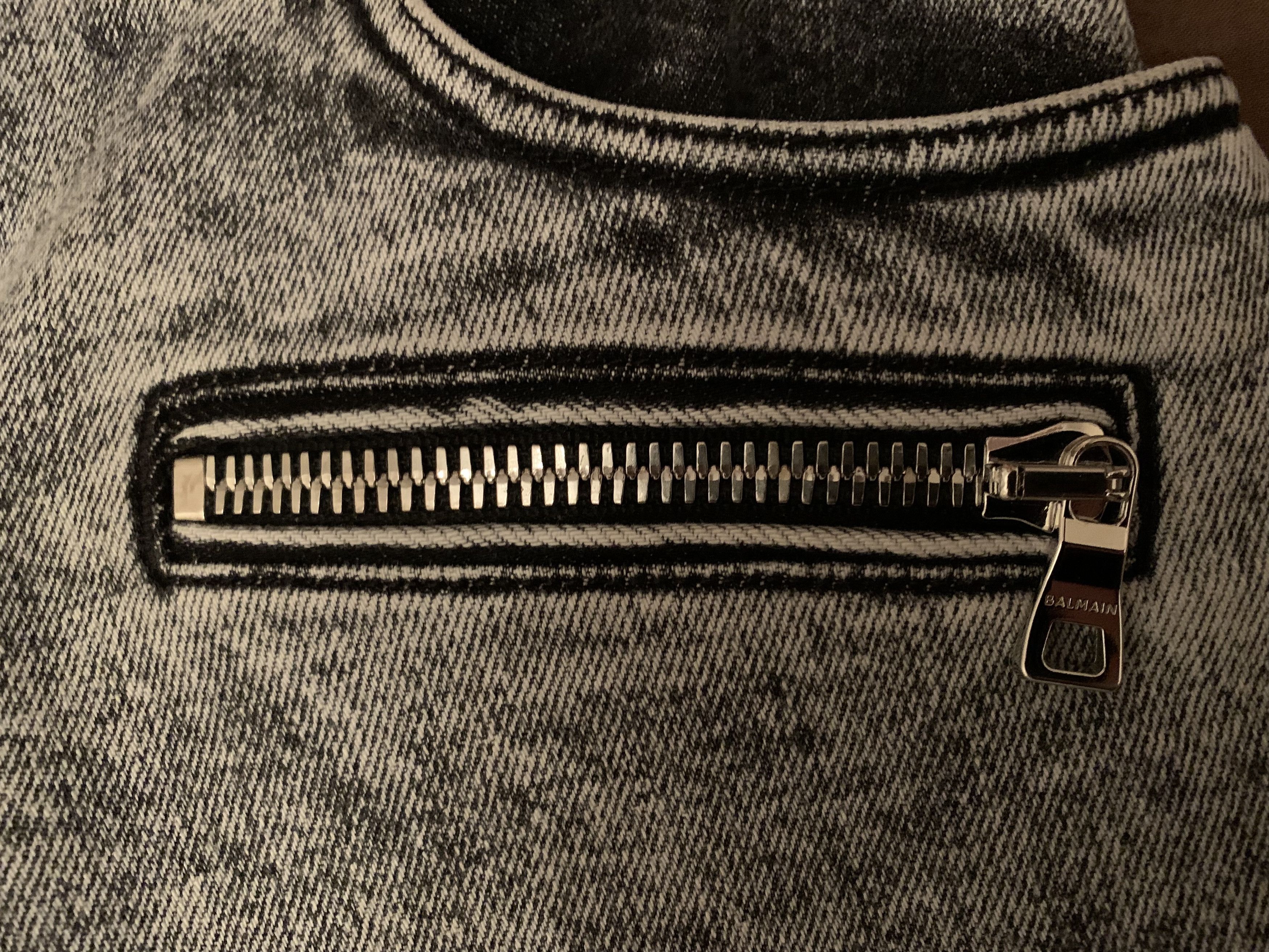 Balmain Balmain Men' s Iconic Biker Jeans (Retail €1,000) Size US 32 / EU 48 - 5 Thumbnail