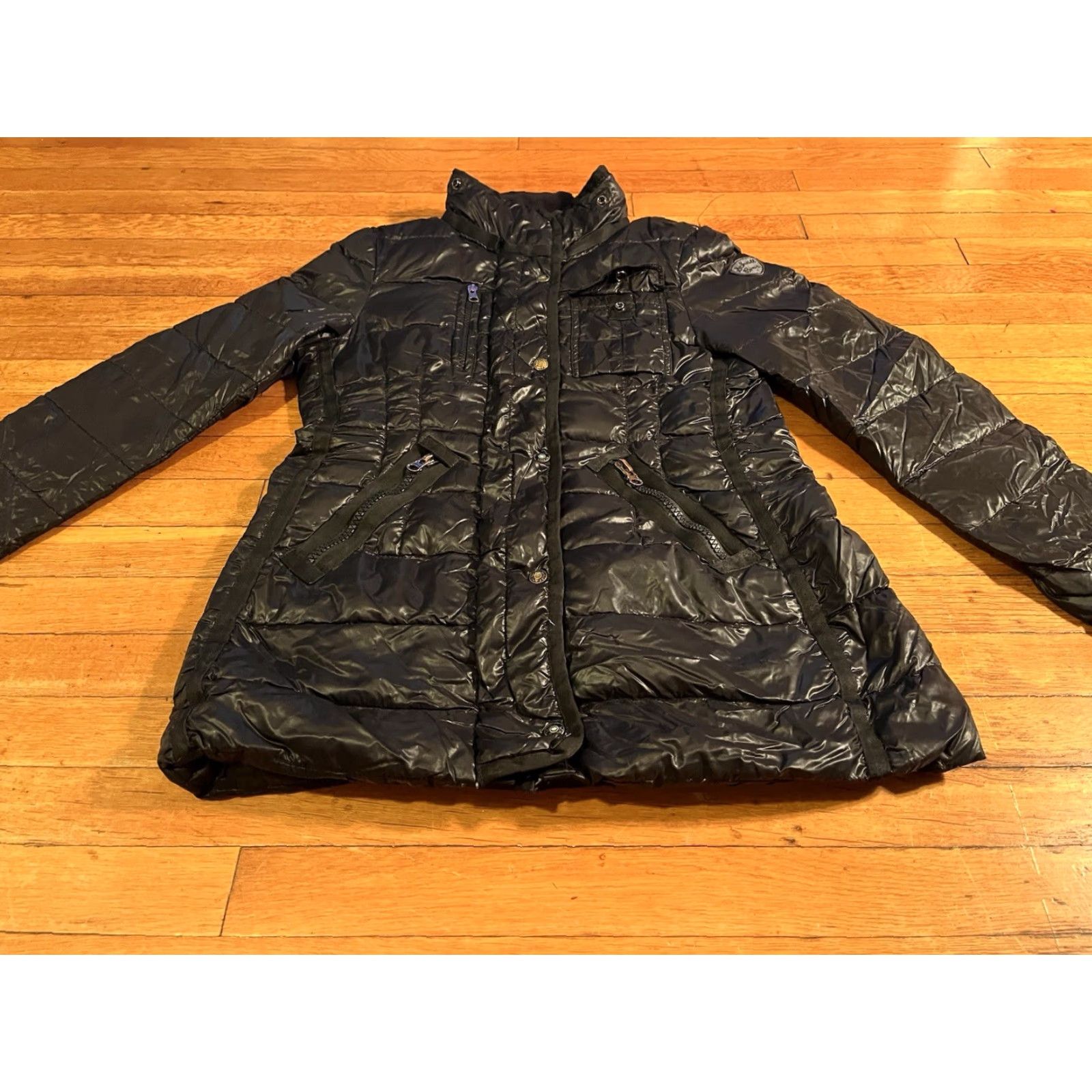 Schott VINTAGE SCHOTT Down by Schott Puffer Jacket Women’s L Black Jacket Men’s? Size L / US 10 / IT 46 - 2 Thumbnail
