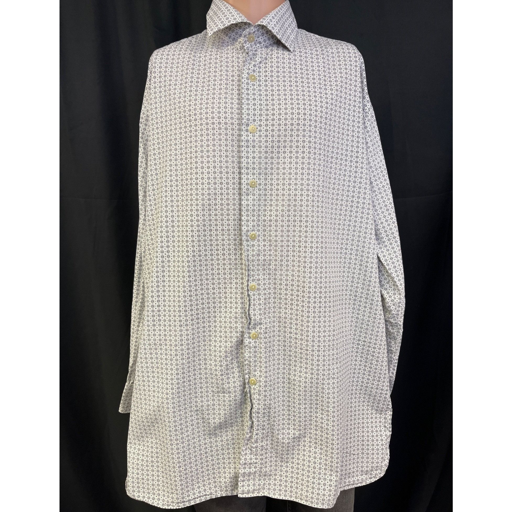 Ike Behar IKE BEHAR New York Men's Grey Shirt/Button Up Sz XXLT SKU 48 Size US XXL / EU 58 / 5 - 1 Thumbnail
