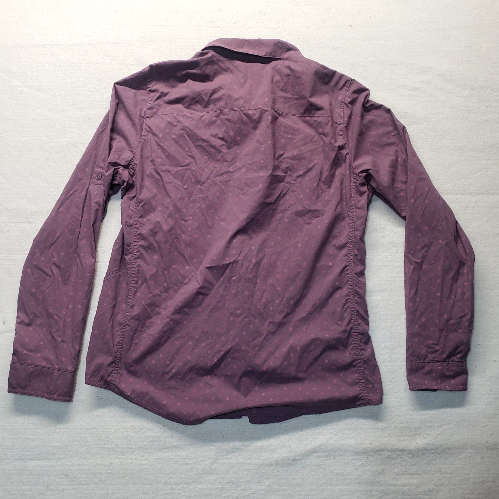 Orvis Orvis Shirt Men M Purple Short Sleeve Button-Up 100% Cotton Plaid/Checks Pocketed Button-Down Collar Size US M / EU 48-50 / 2 - 7 Thumbnail