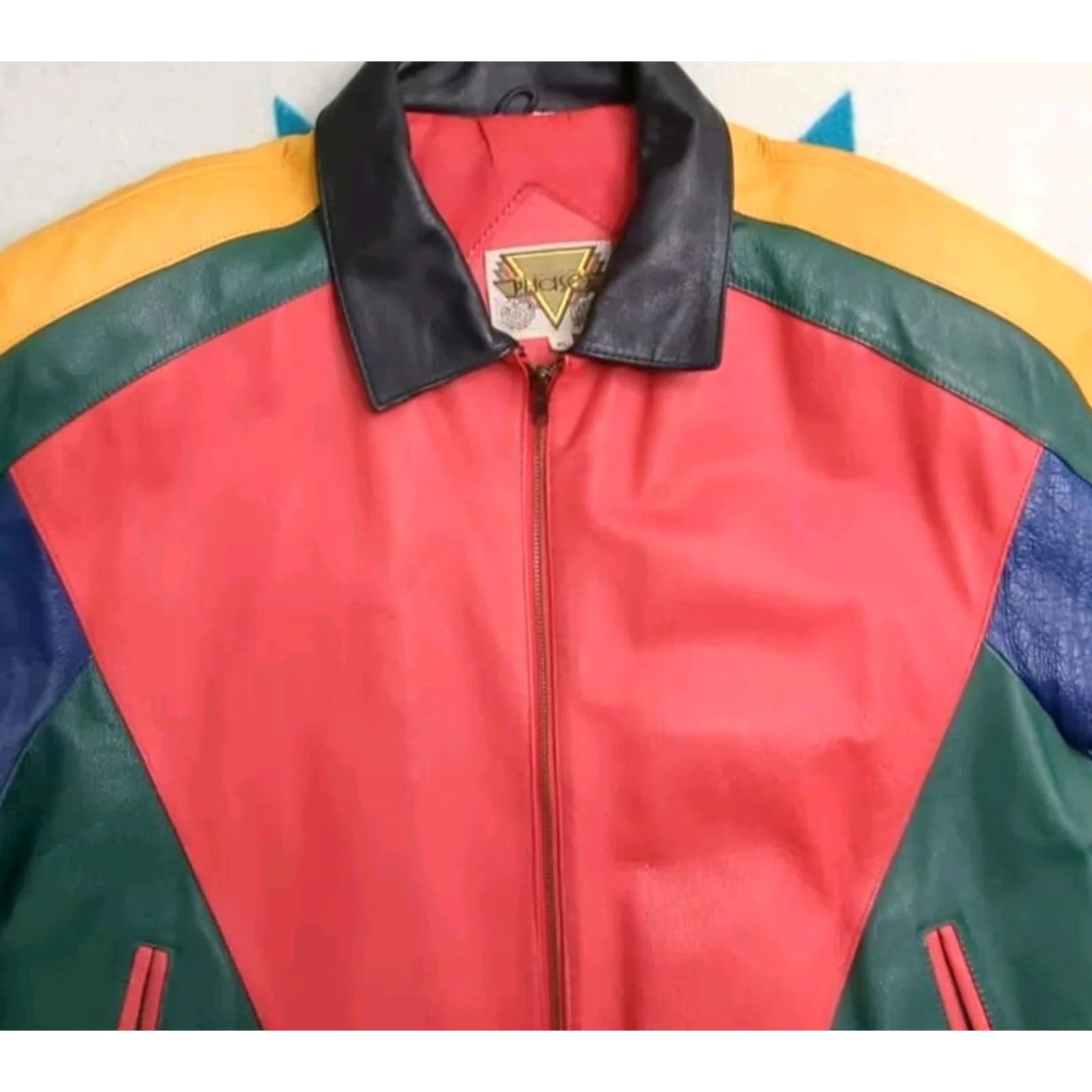 Vintage VINTAGE Phase 2 Leather Jacket XL Streetwear 80s 90s Seinfeld Arsenio Hall Mens Size US XL / EU 56 / 4 - 5 Thumbnail