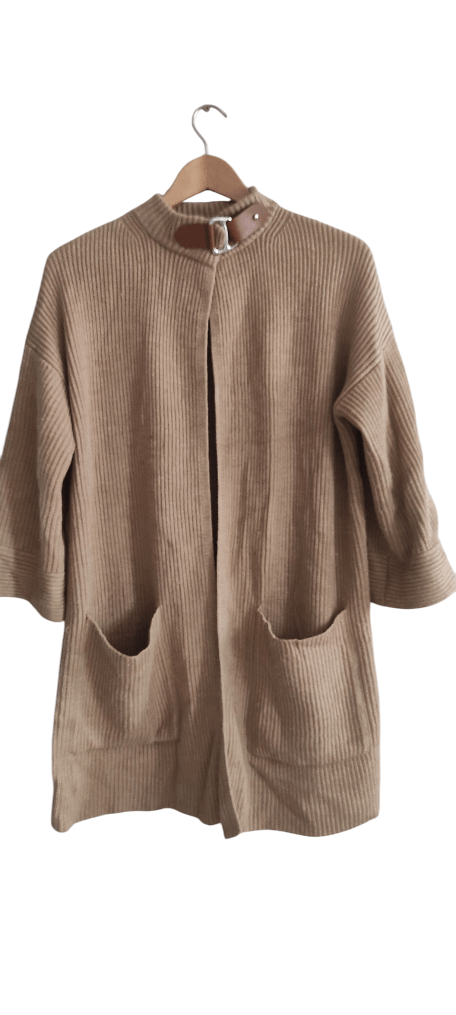 Polo Ralph Lauren Polo Ralph Lauren Wool Knit Cape Cardigan Leather Buckle Size M / US 6-8 / IT 42-44 - 3 Thumbnail