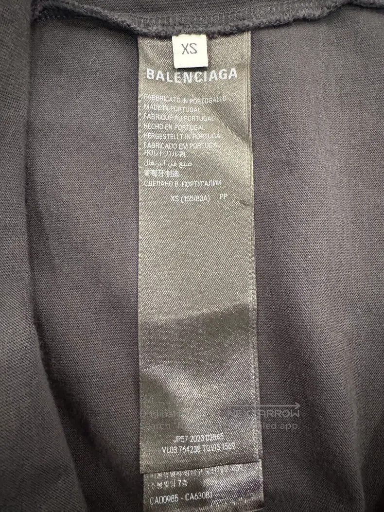 Balenciaga Balenciaga Black dissolved Coca-Cola striped logo short-sl Size US XS / EU 42 / 0 - 6 Thumbnail
