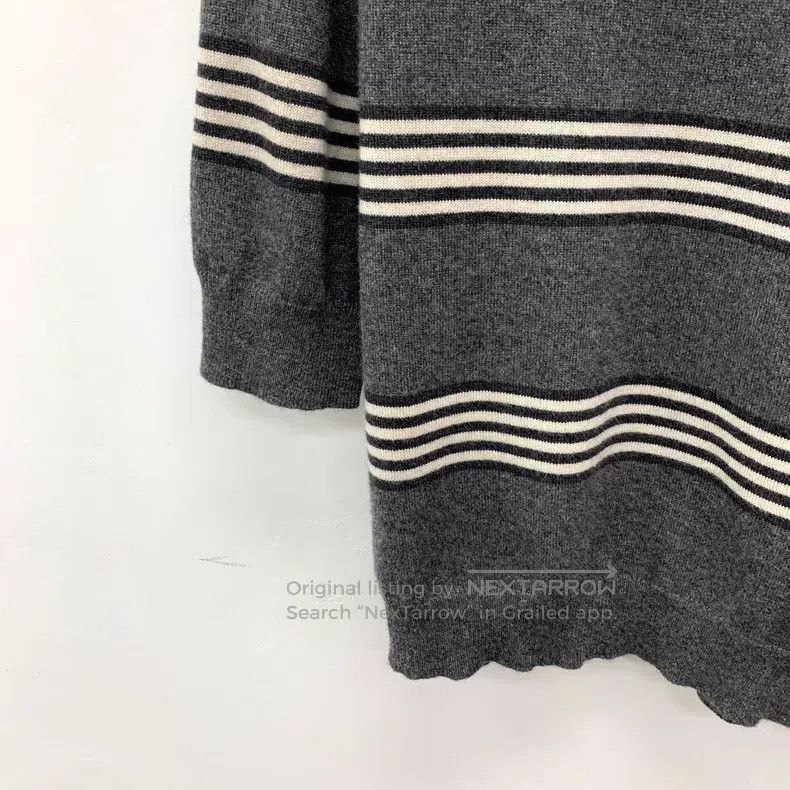 Brunello Cucinelli Brunello Cucinelli Color block striped off-shoulder cashme Size S / US 4 / IT 40 - 4 Thumbnail