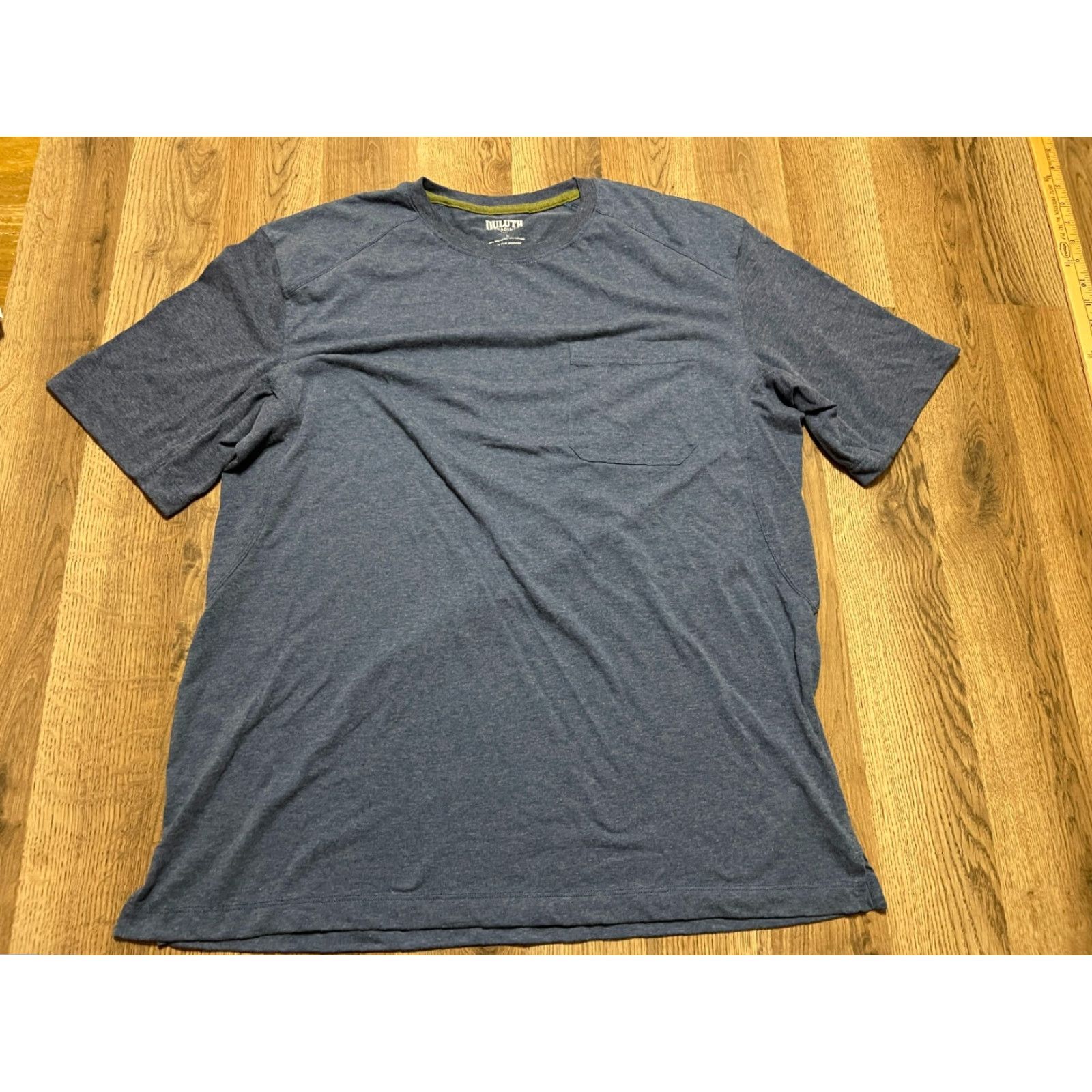 Vintage Duluth Trading Co. Shirt Men L Blue Crew Neck T-Shirt Short Sleeve Regular Size Large Casual Size US L / EU 52-54 / 3 - 2 Thumbnail